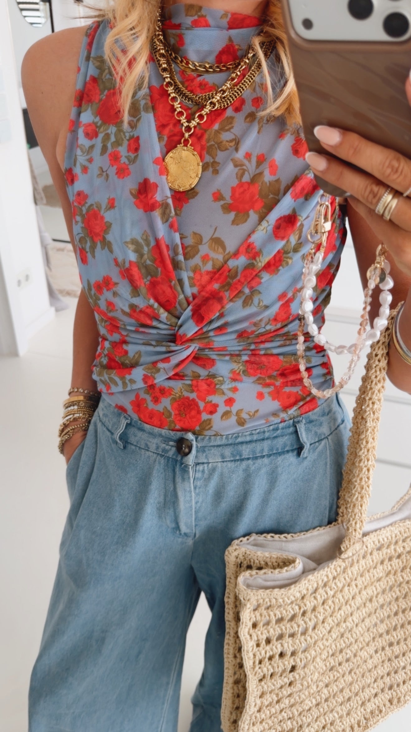 Body Mesh Flowers