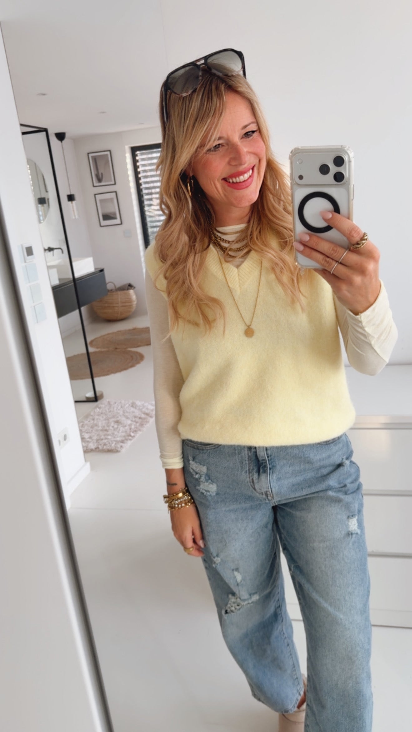 V-Neck Pullunder Knit