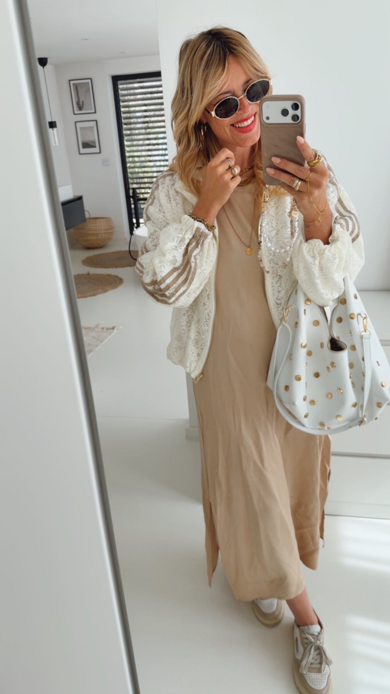 Everyday Kleid Satin Optik