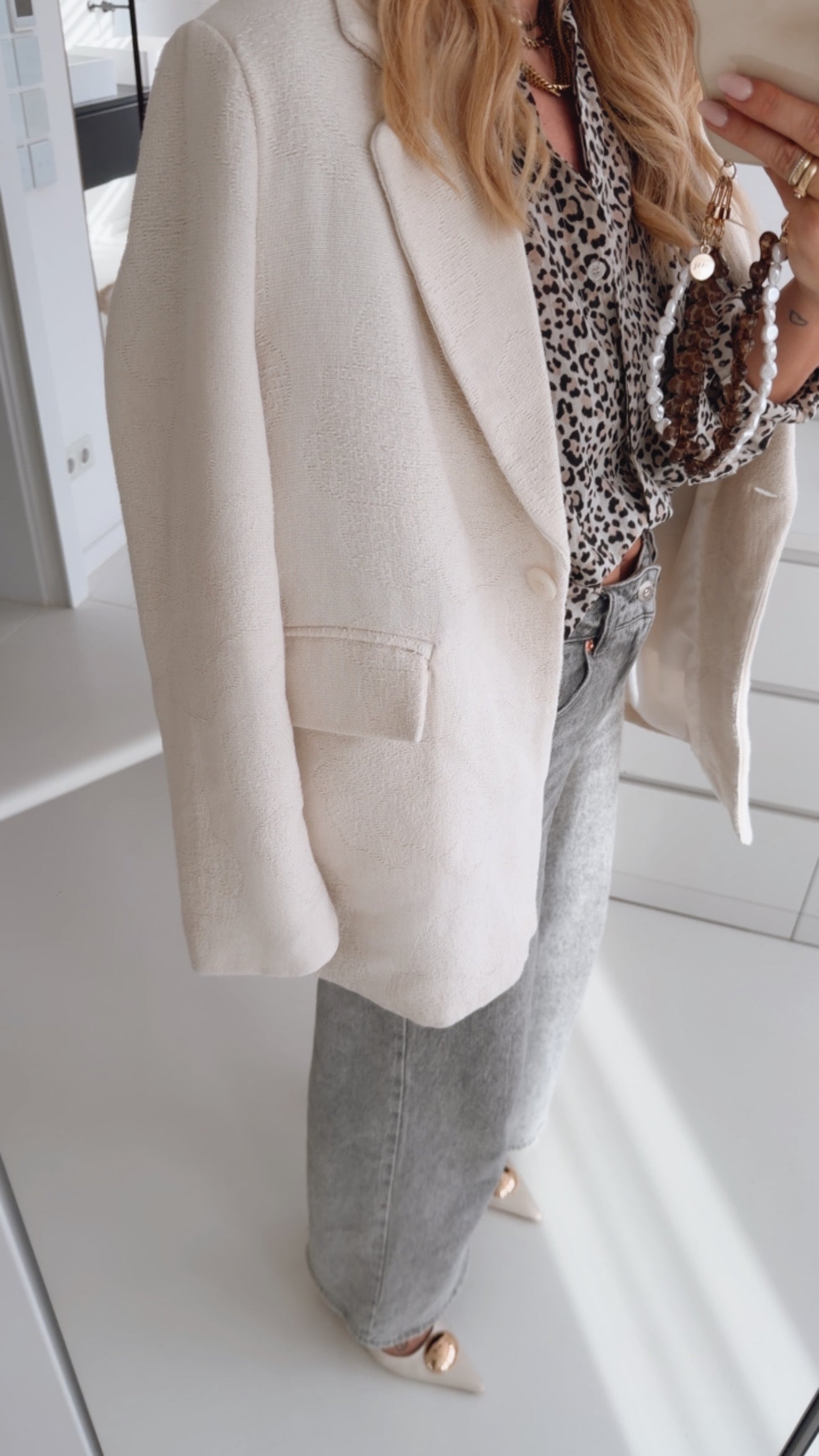 Blazer Big Flowers