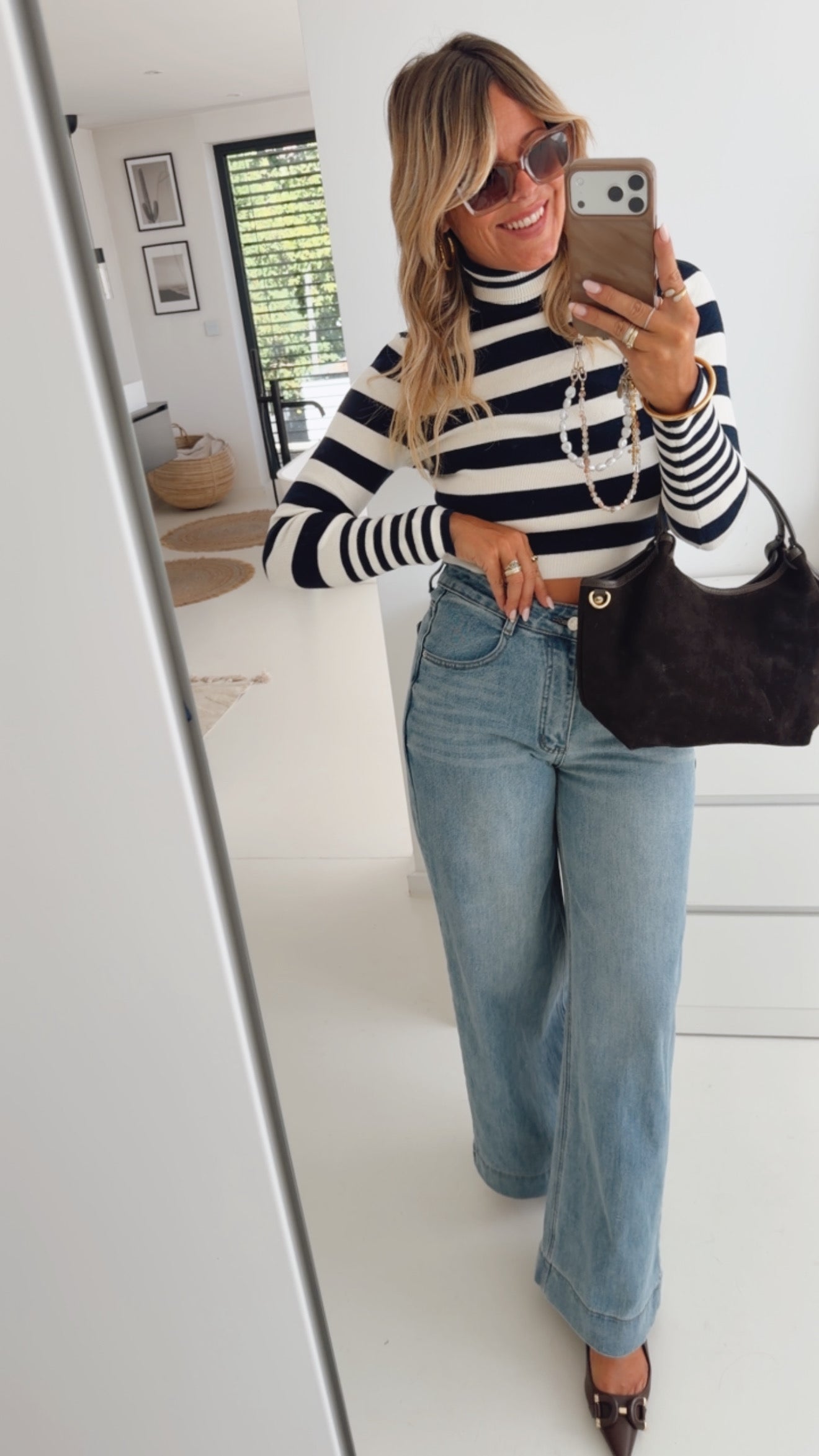Cropped Rolli Striped