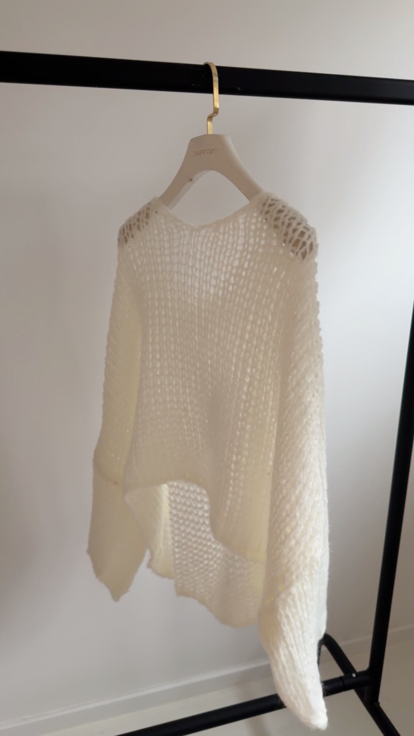 Oversize Grobstrick Pulli Loose