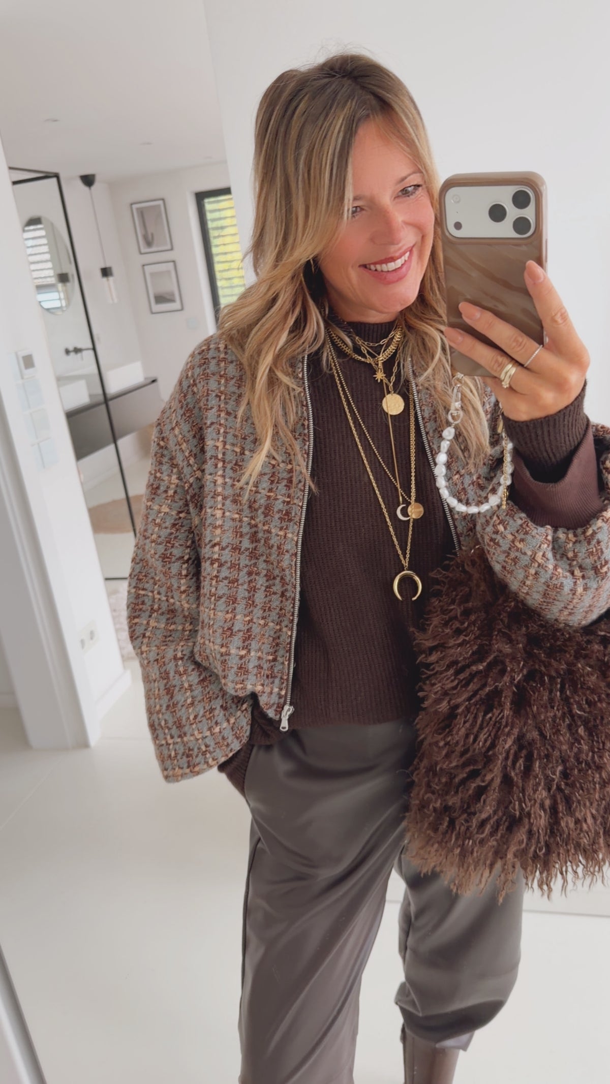 Gerippter Rolli Pulli