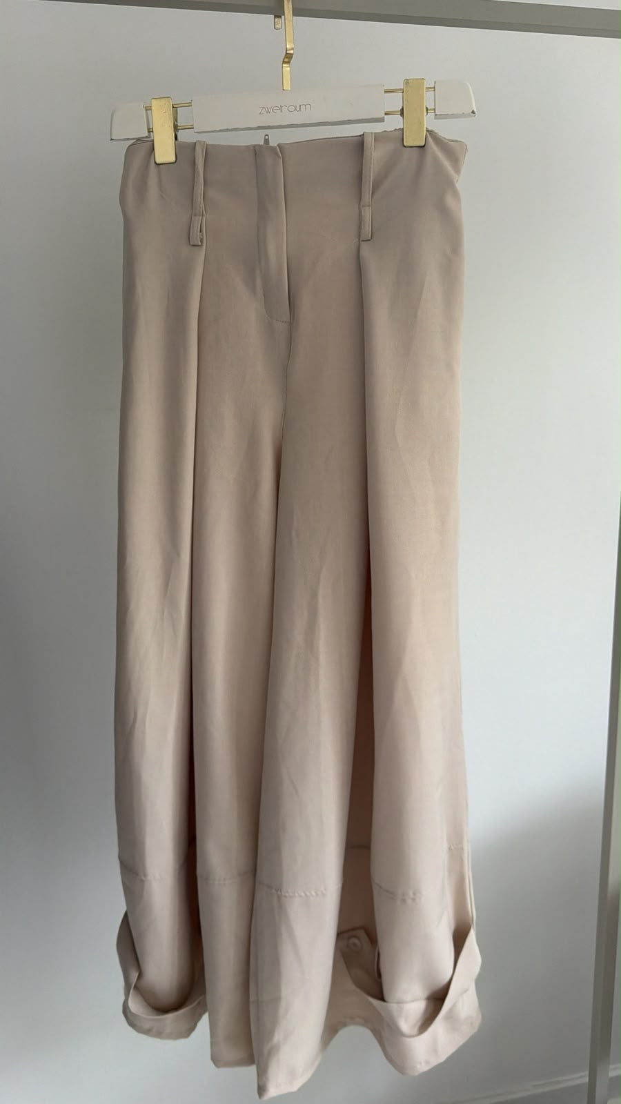Loose Anzugs Hose Statement Saum