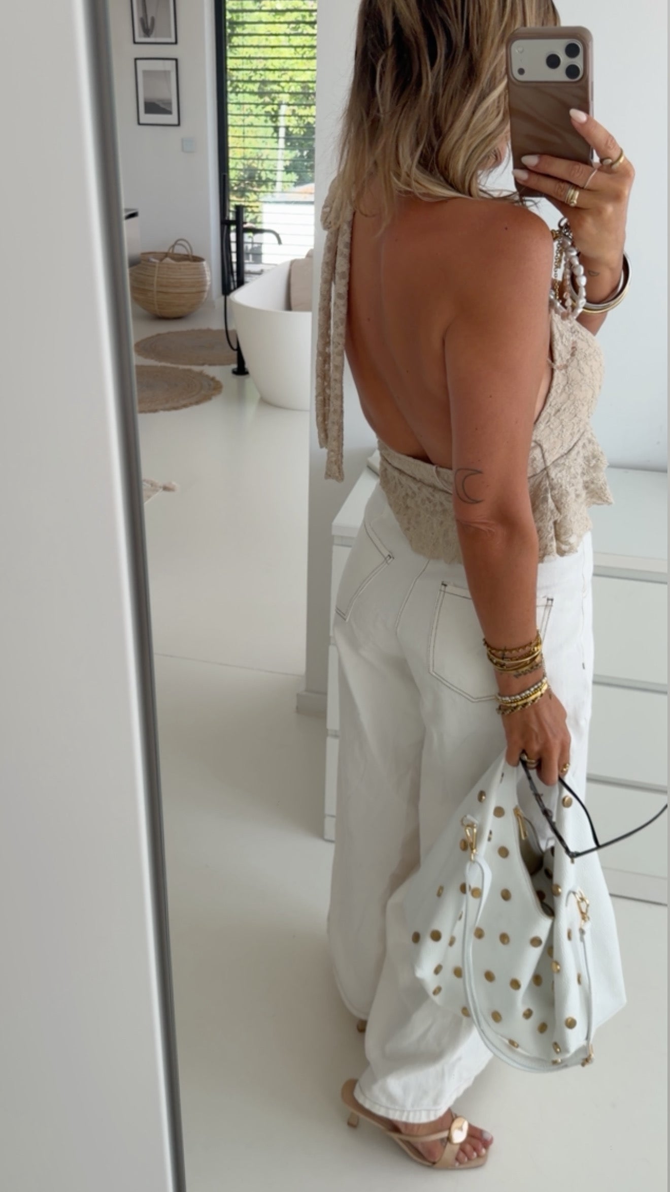 Neckholder Top Lace Sun