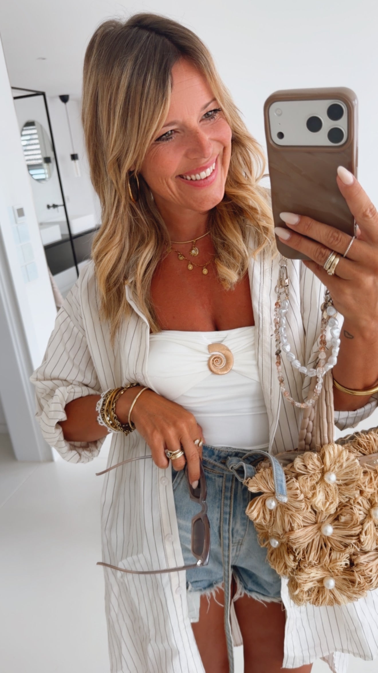 Tube Top Muschel Detail