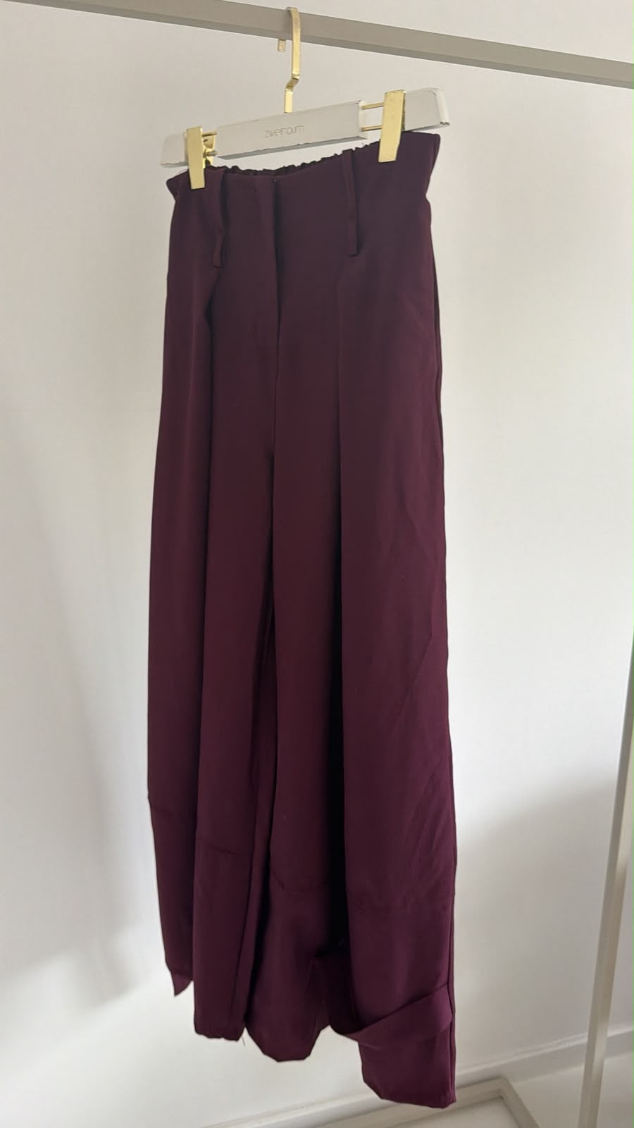 Loose Anzugs Hose Statement Saum