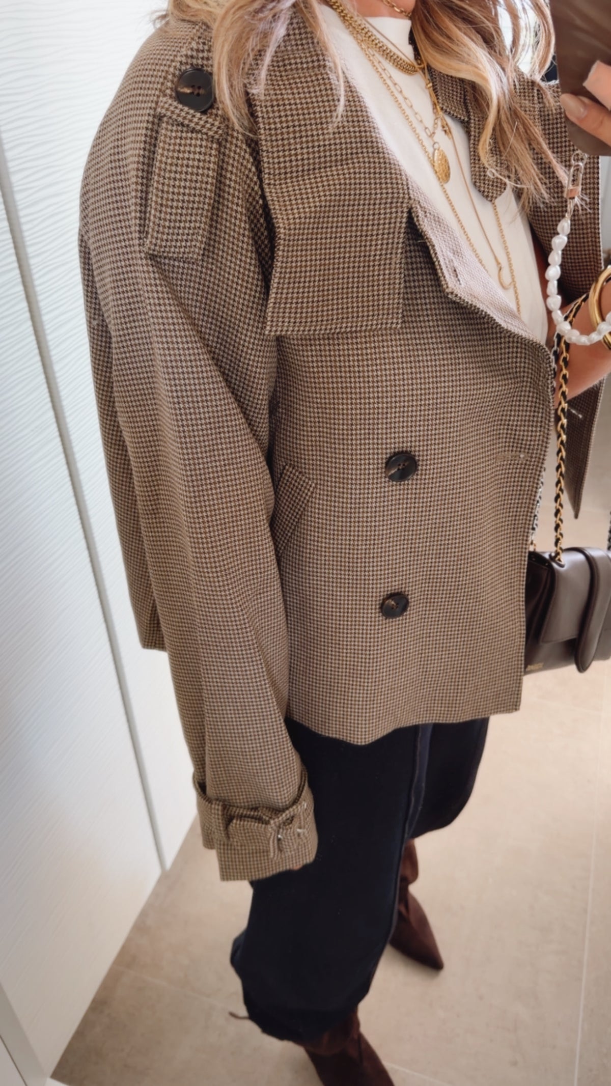 Cropped Jacke Trenchy Vibe