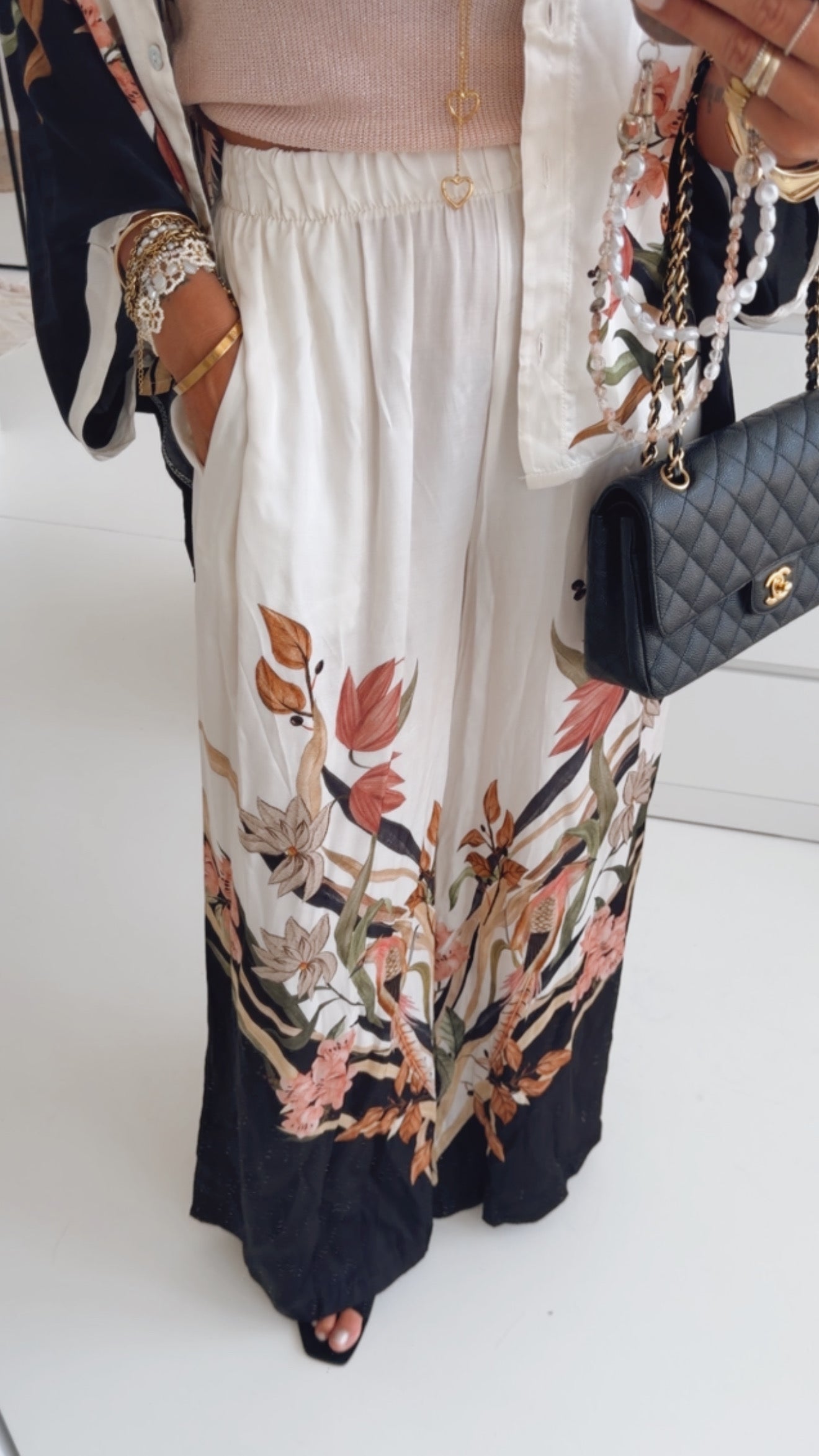 Flower Bird Loose Hose