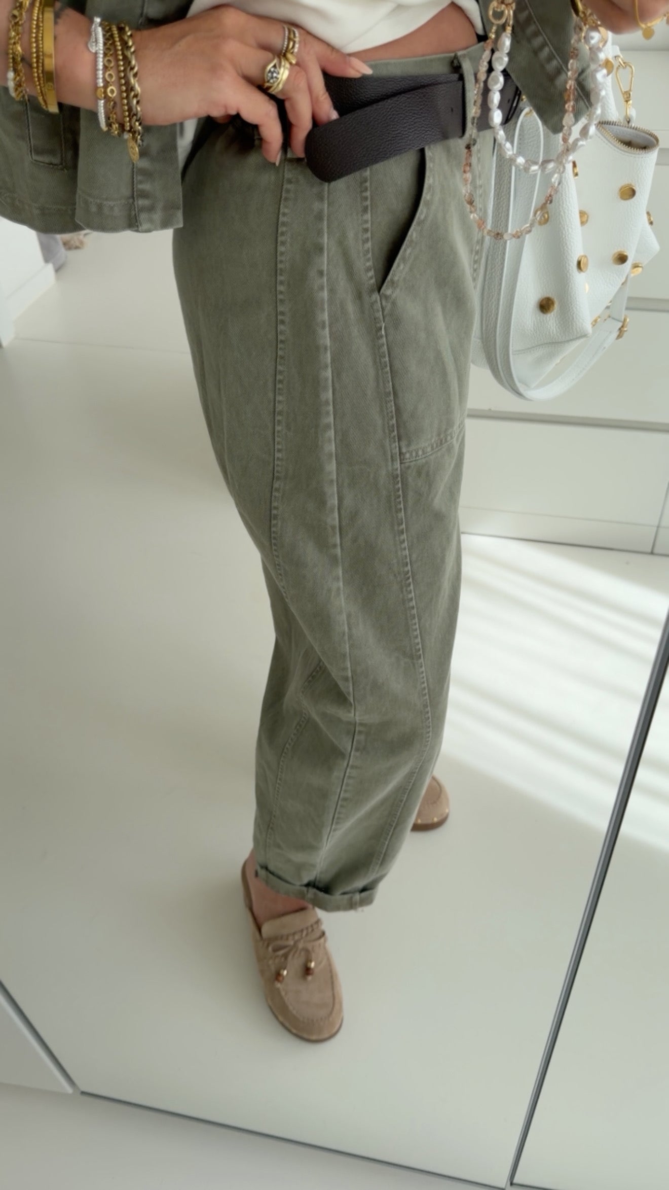 Barrel Hose Jeans Optik