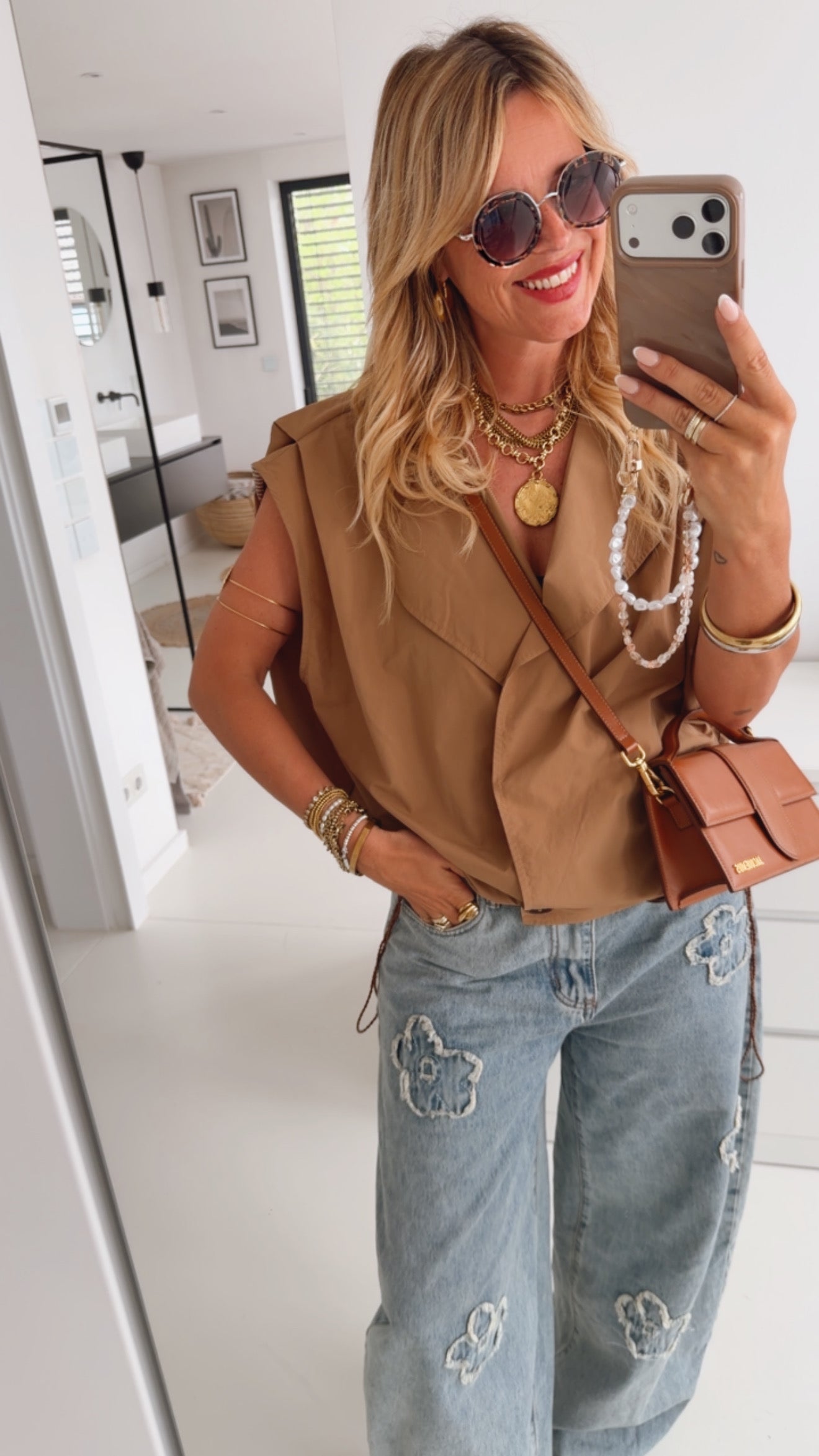 Midi Weste Oversize