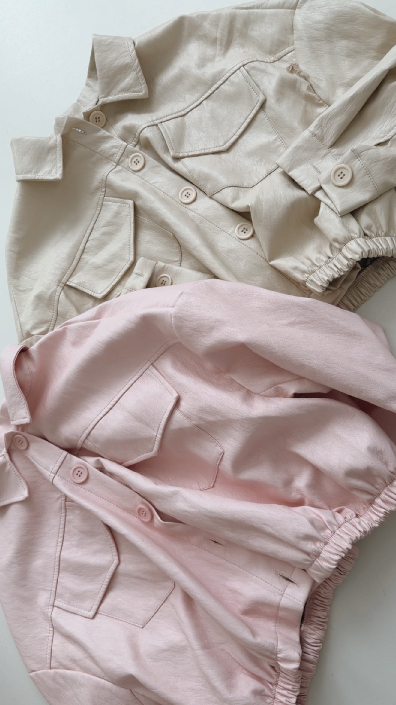 Bomber Jacke Lederoptik