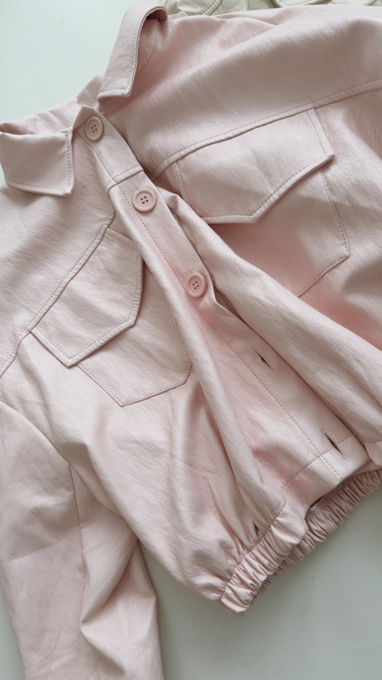 Bomber Jacke Lederoptik