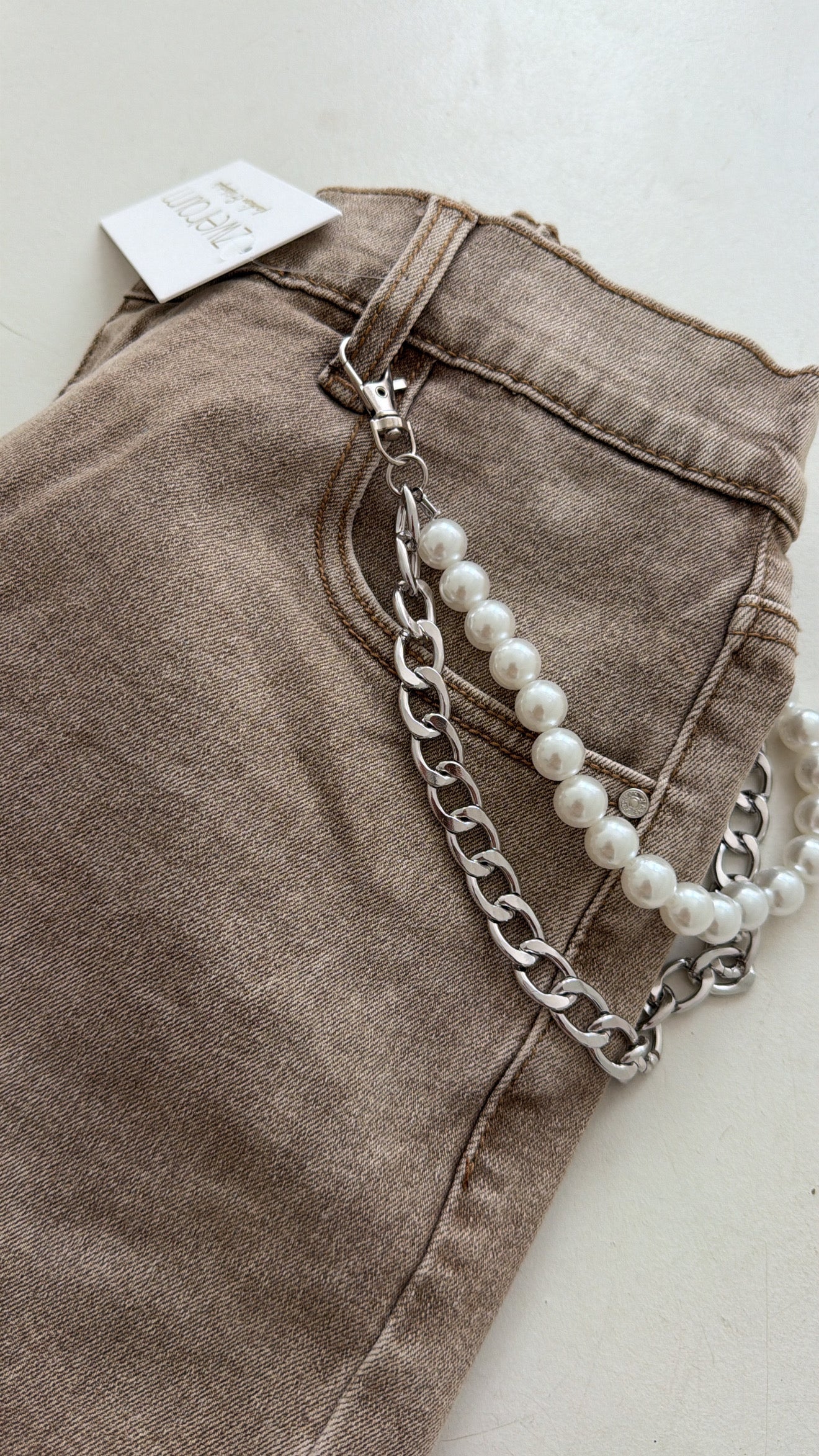 Jeans Pearl Chain