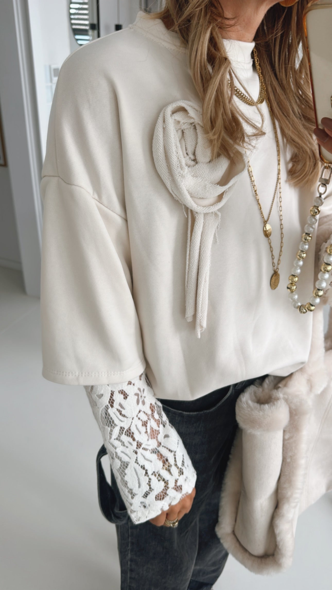Midi Sweat Pulli Lacearms