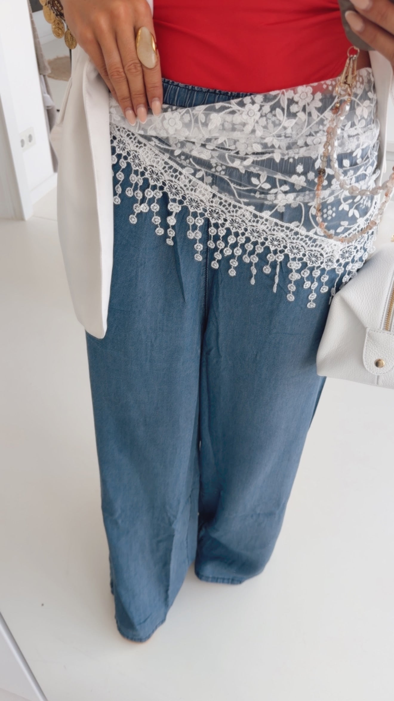 Loose Hose mit Gummibund