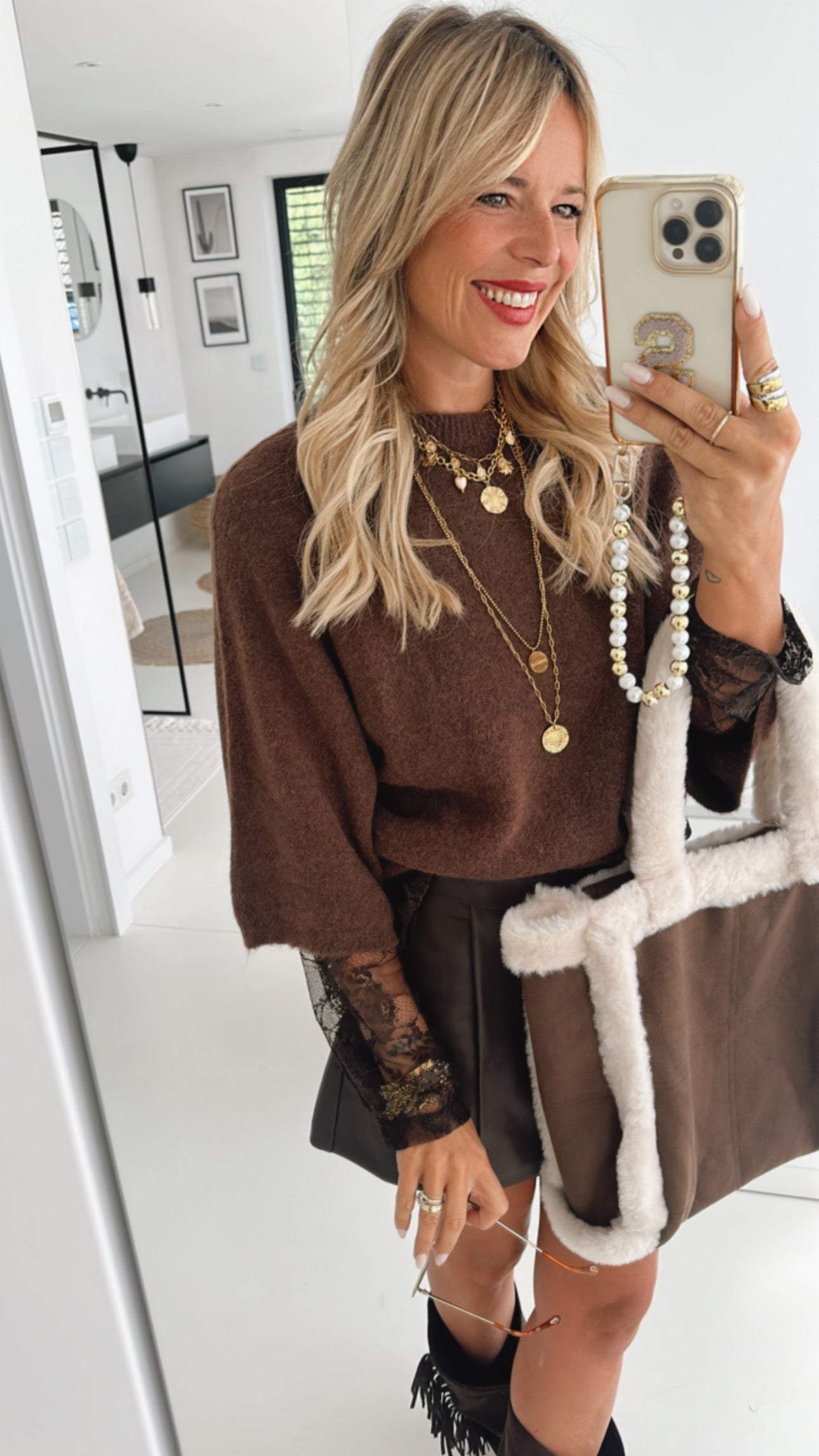 Midi Knit Pulli Loosearm