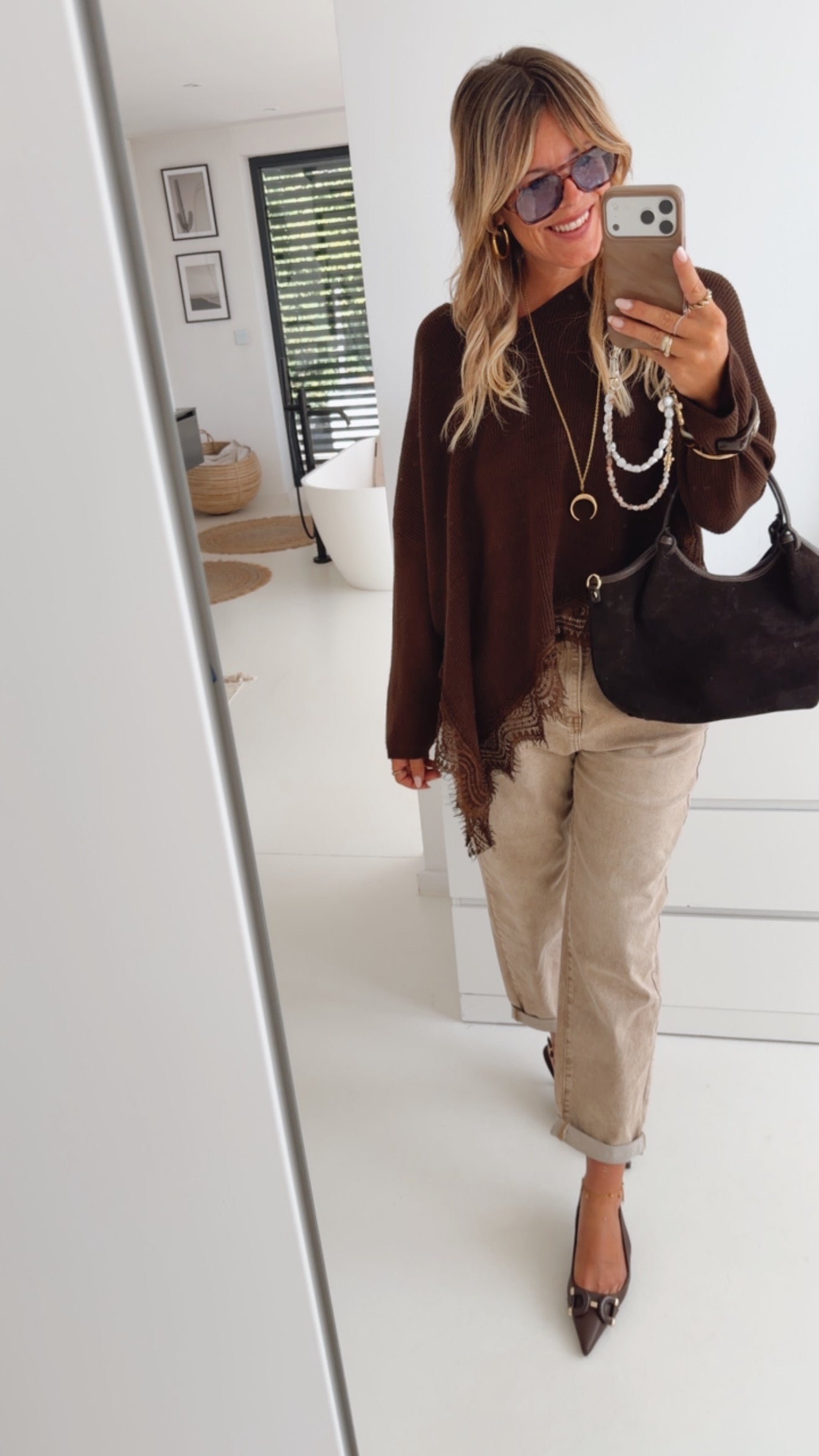 Jeans Pearl Chain