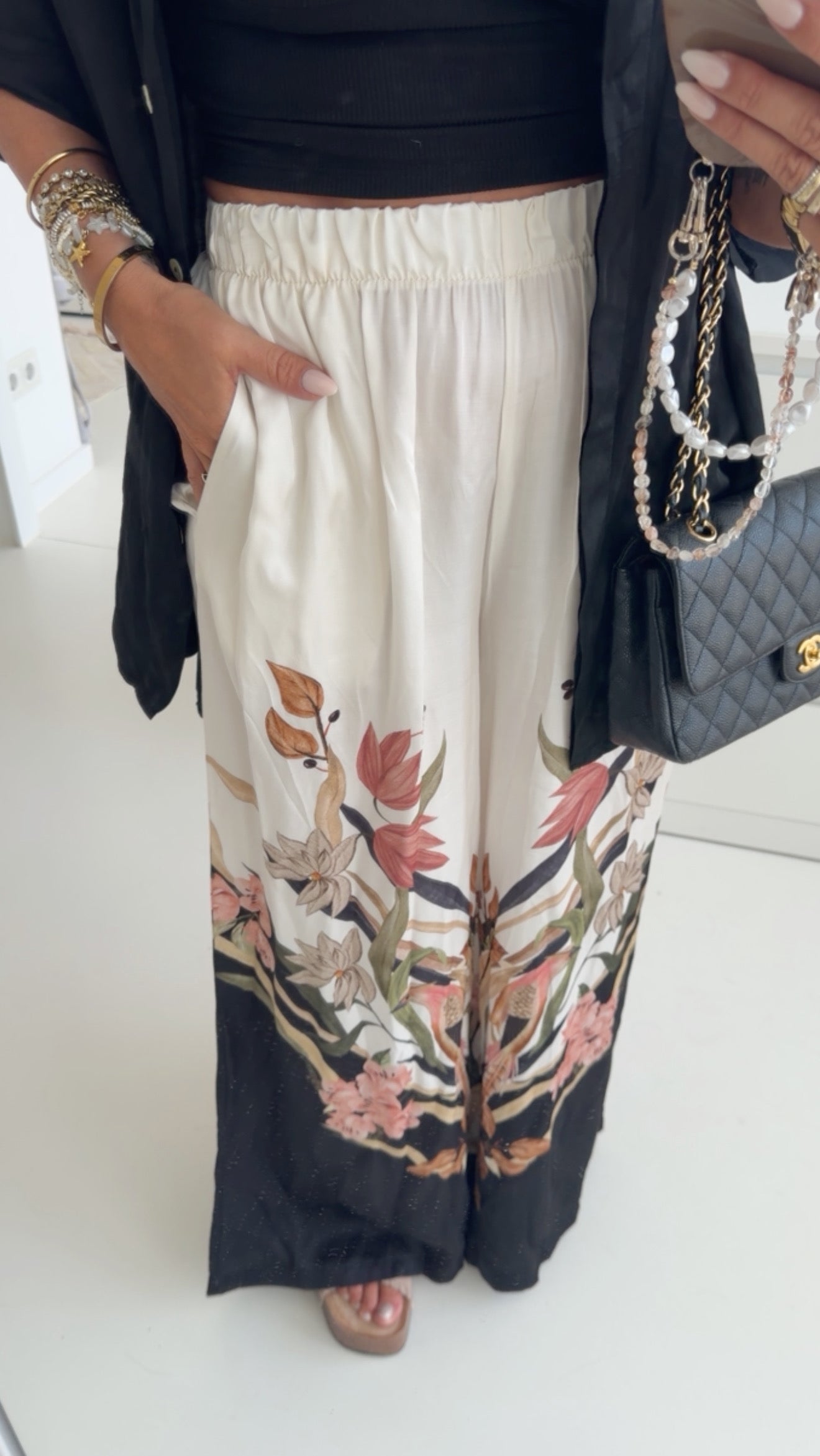 Flower Bird Loose Hose