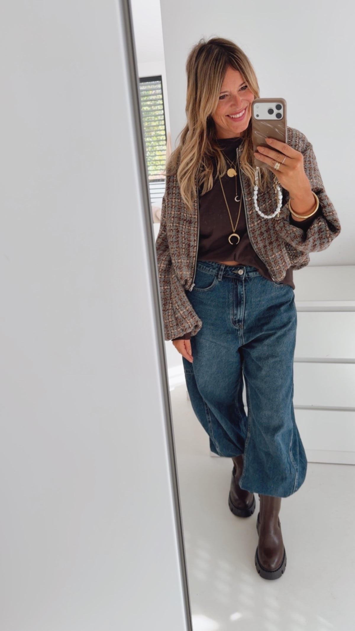 Barrel Jeans Dark Wash