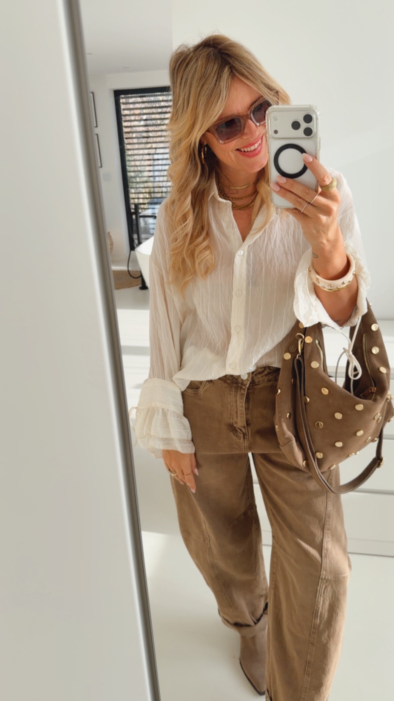 Bluse Statement Sleeves