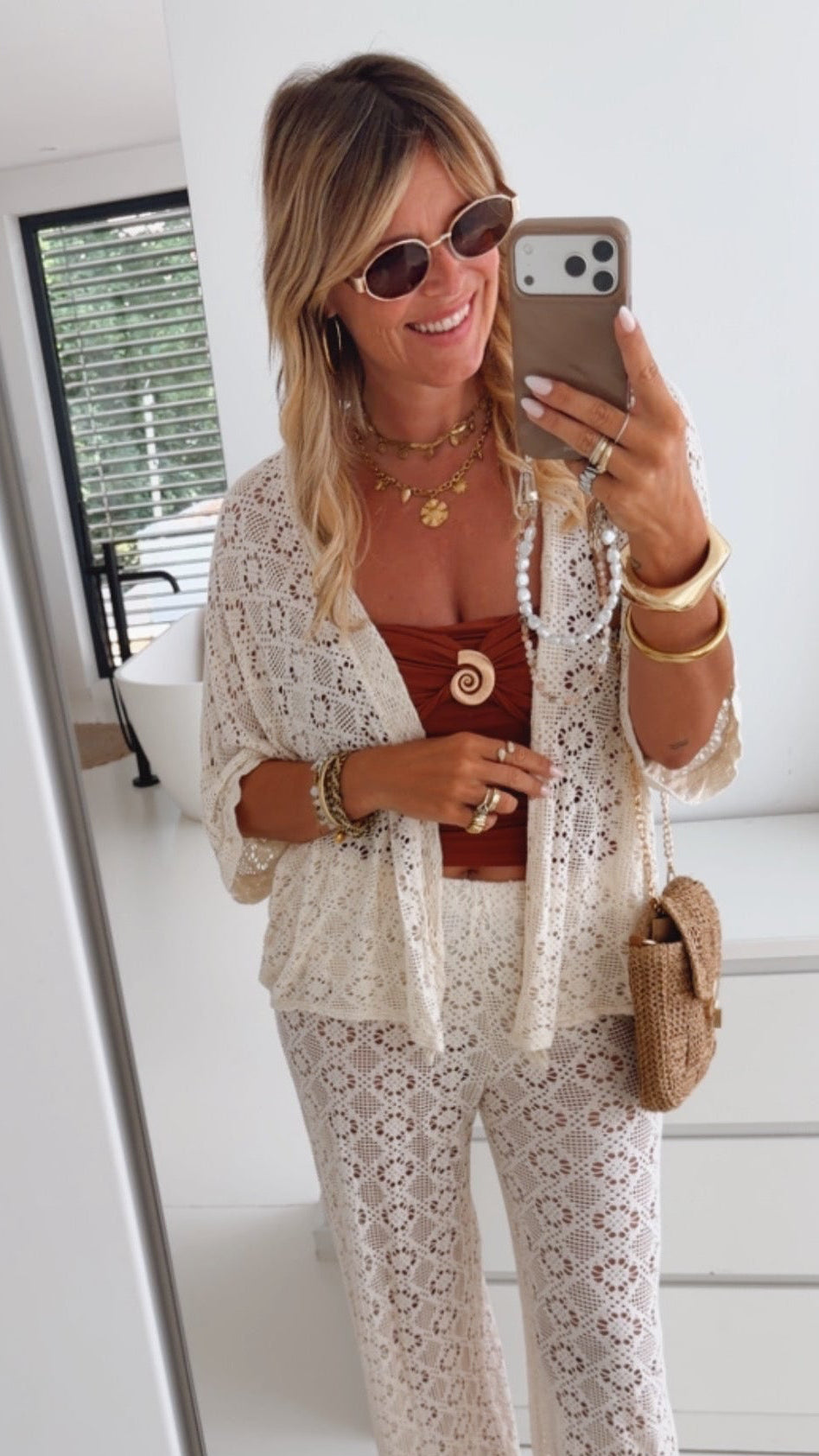 Lace Kimono Loose