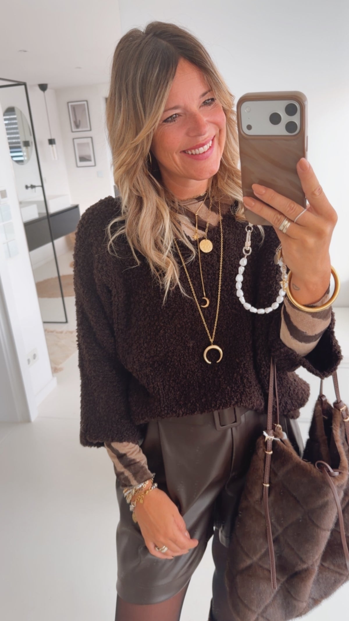 Popcorn Pulli Dreiviertelarm