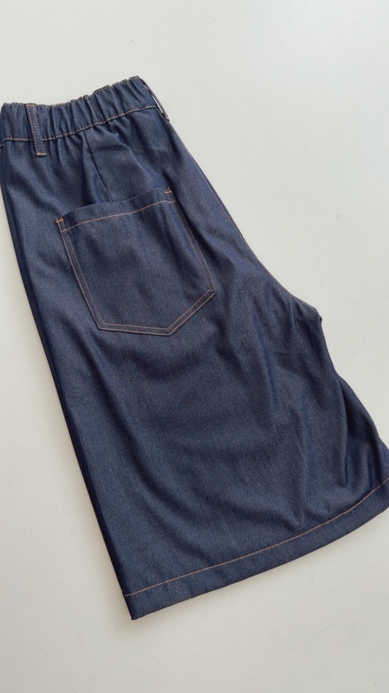 Midi Shorts In Jeans Optik