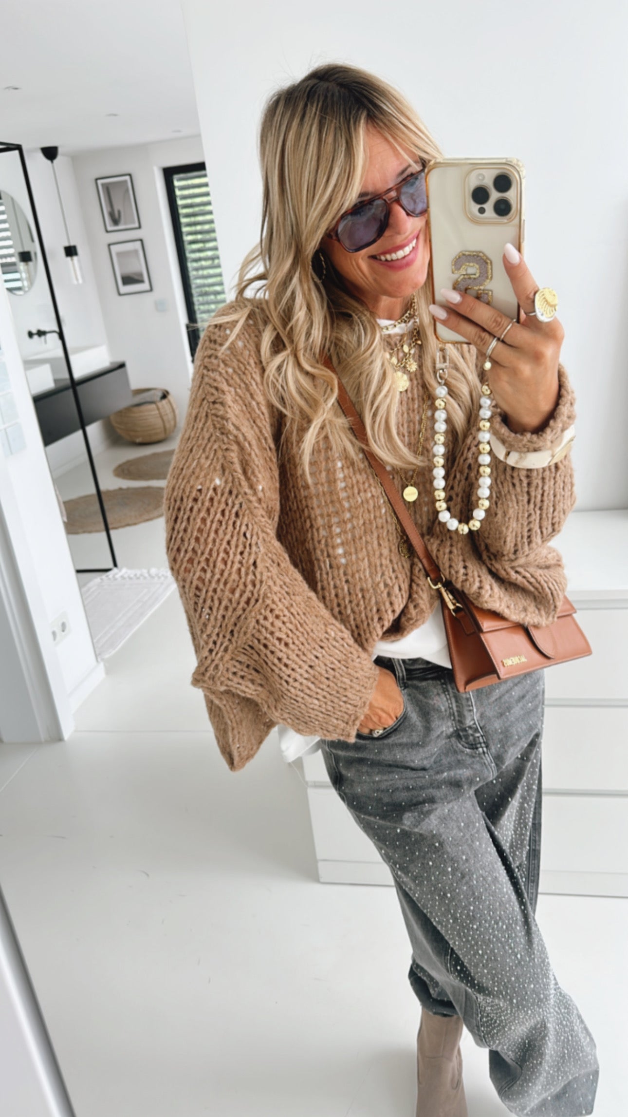 Loose Oversize Strick Pulli