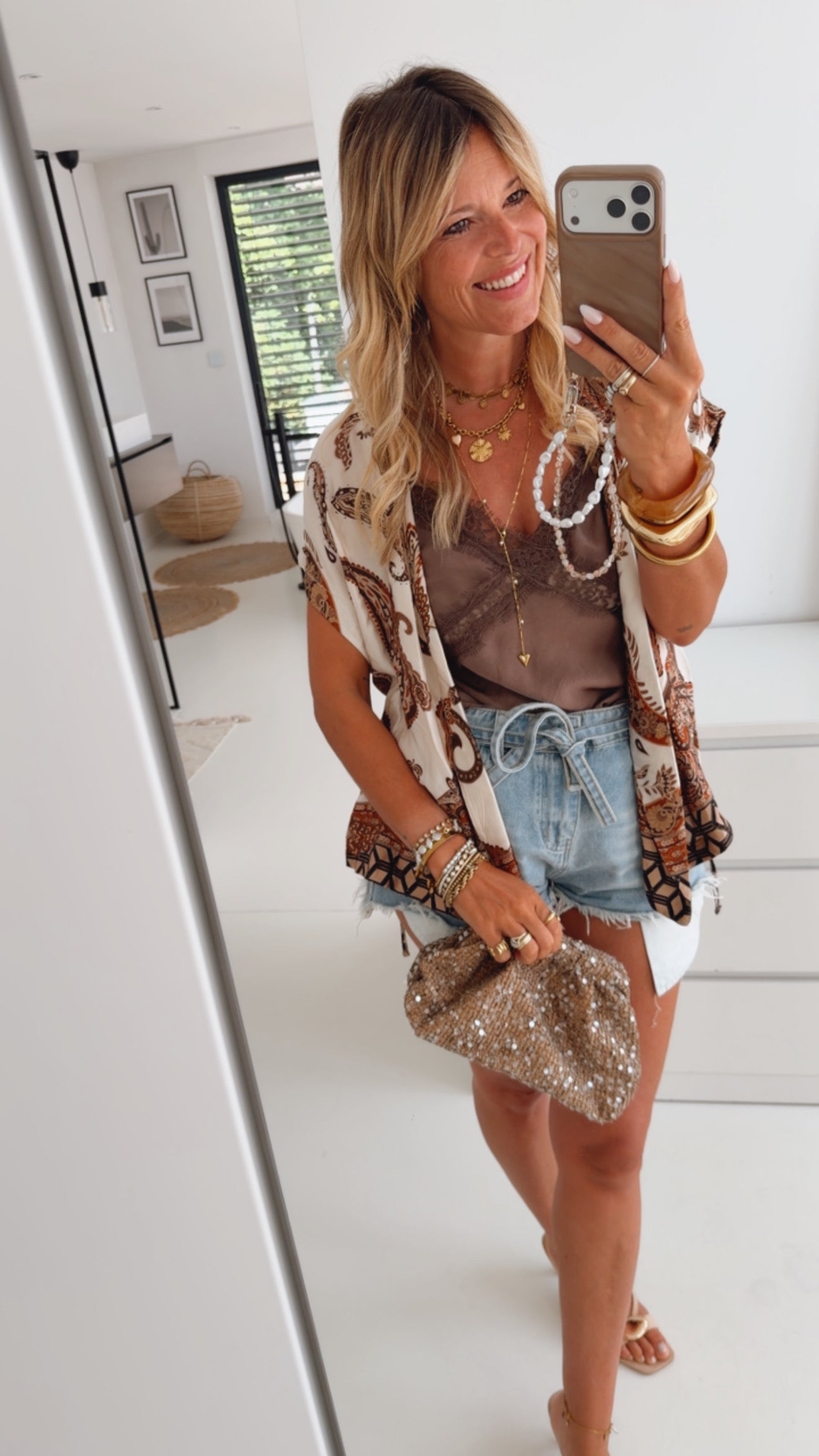 Kimono Style Bindeoberteil