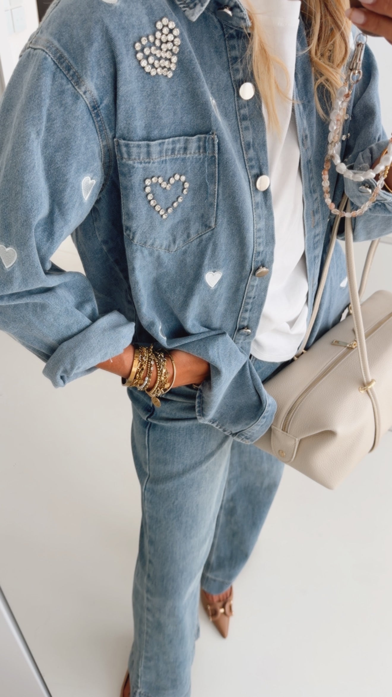 Jeans Hemd Different Hearts