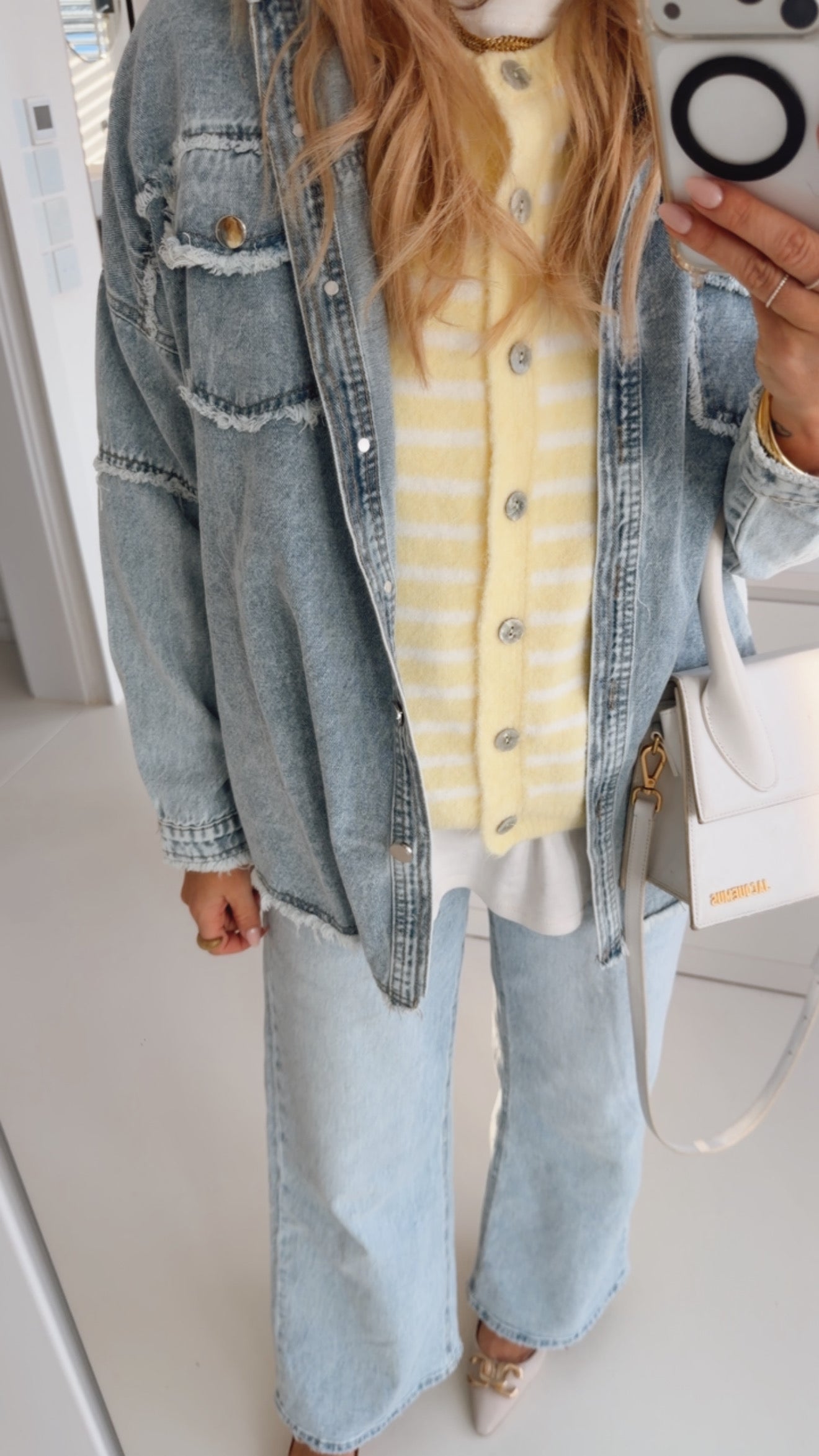 Striped Pullunder Buttons