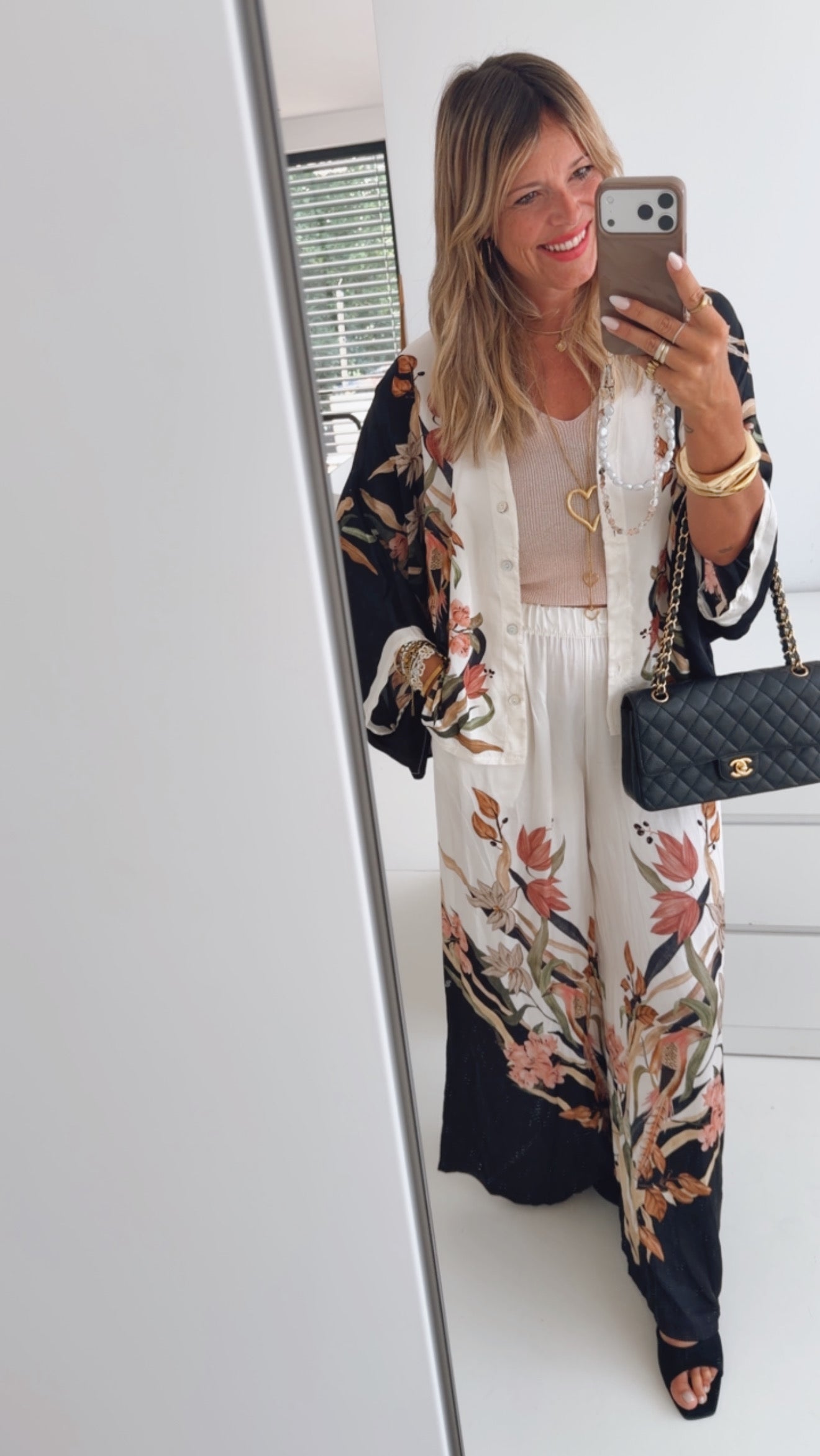 Flower Bird Loose Shirt