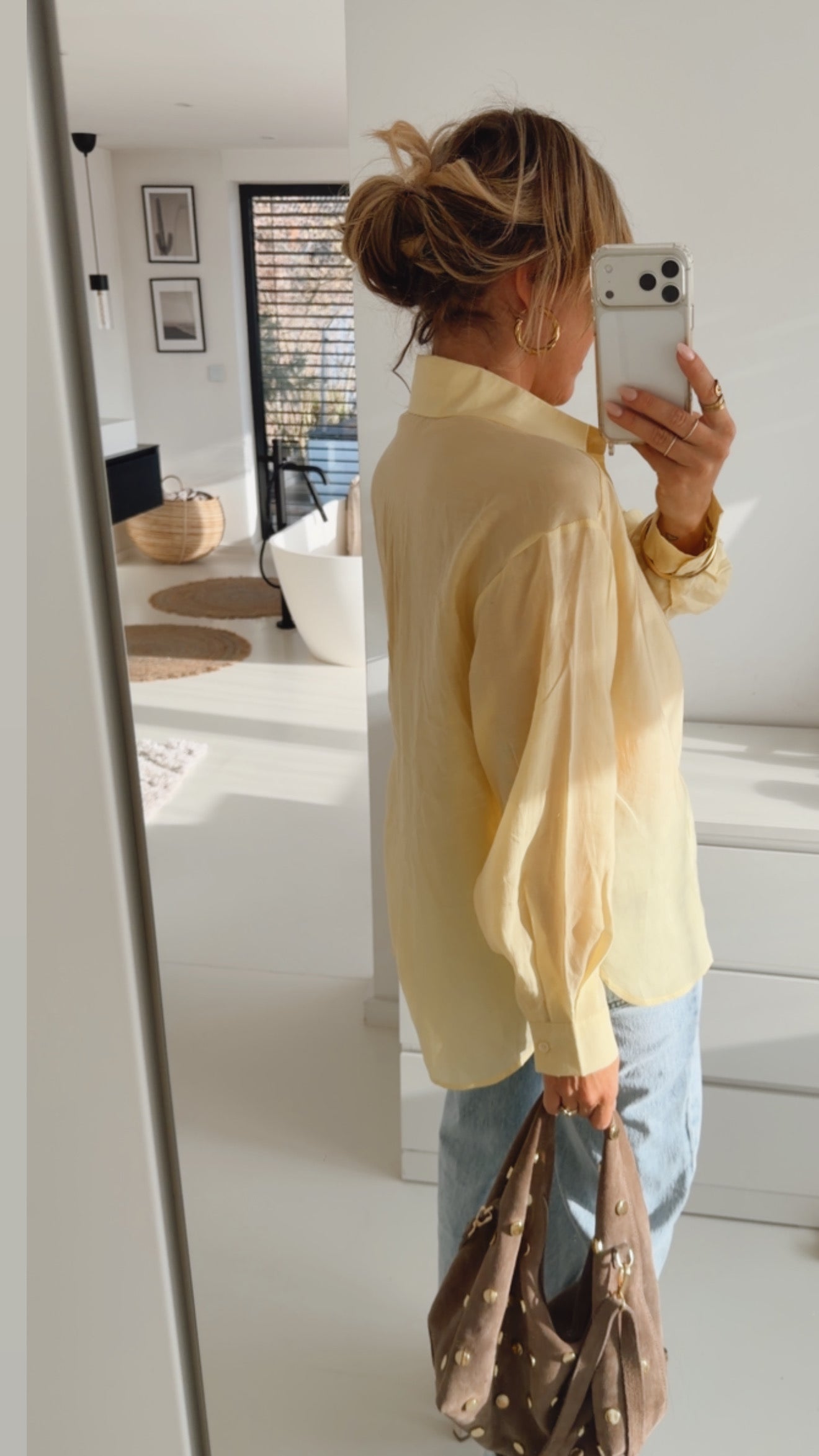 Transparent Hemd Bluse Everyday