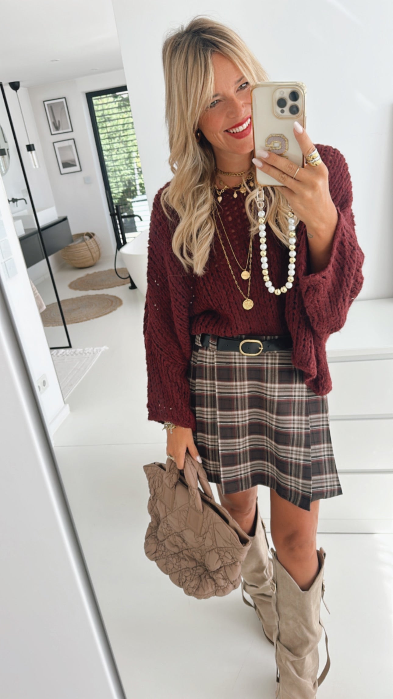 Loose Oversize Strick Pulli