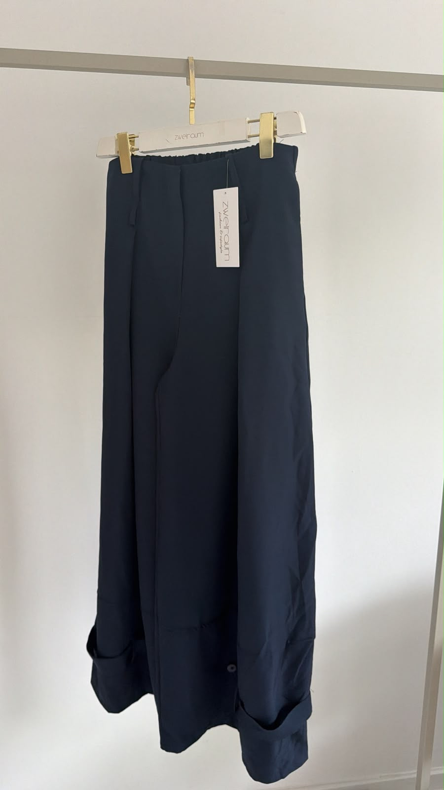 Loose Anzugs Hose Statement Saum
