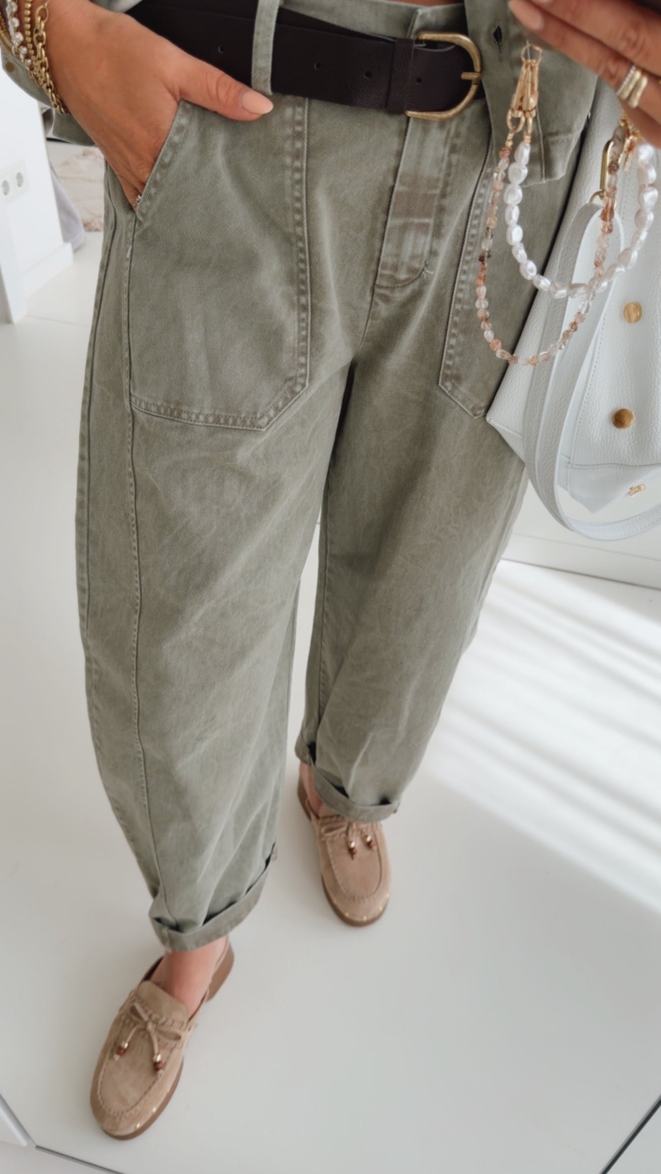 Barrel Hose Jeans Optik
