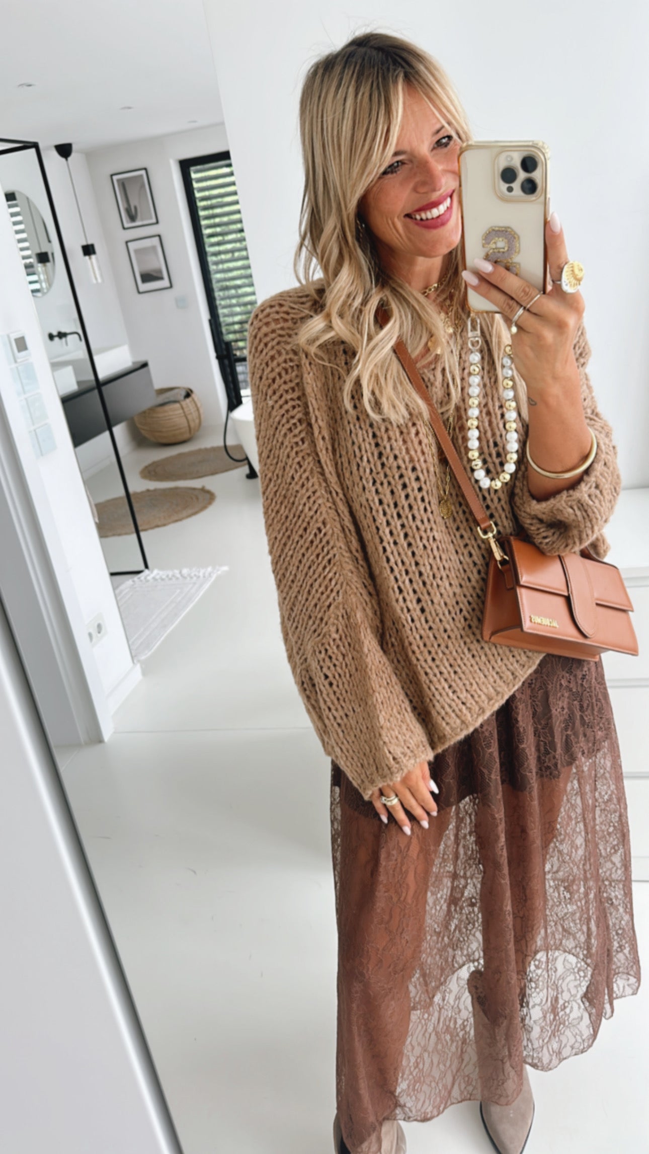 Loose Oversize Strick Pulli