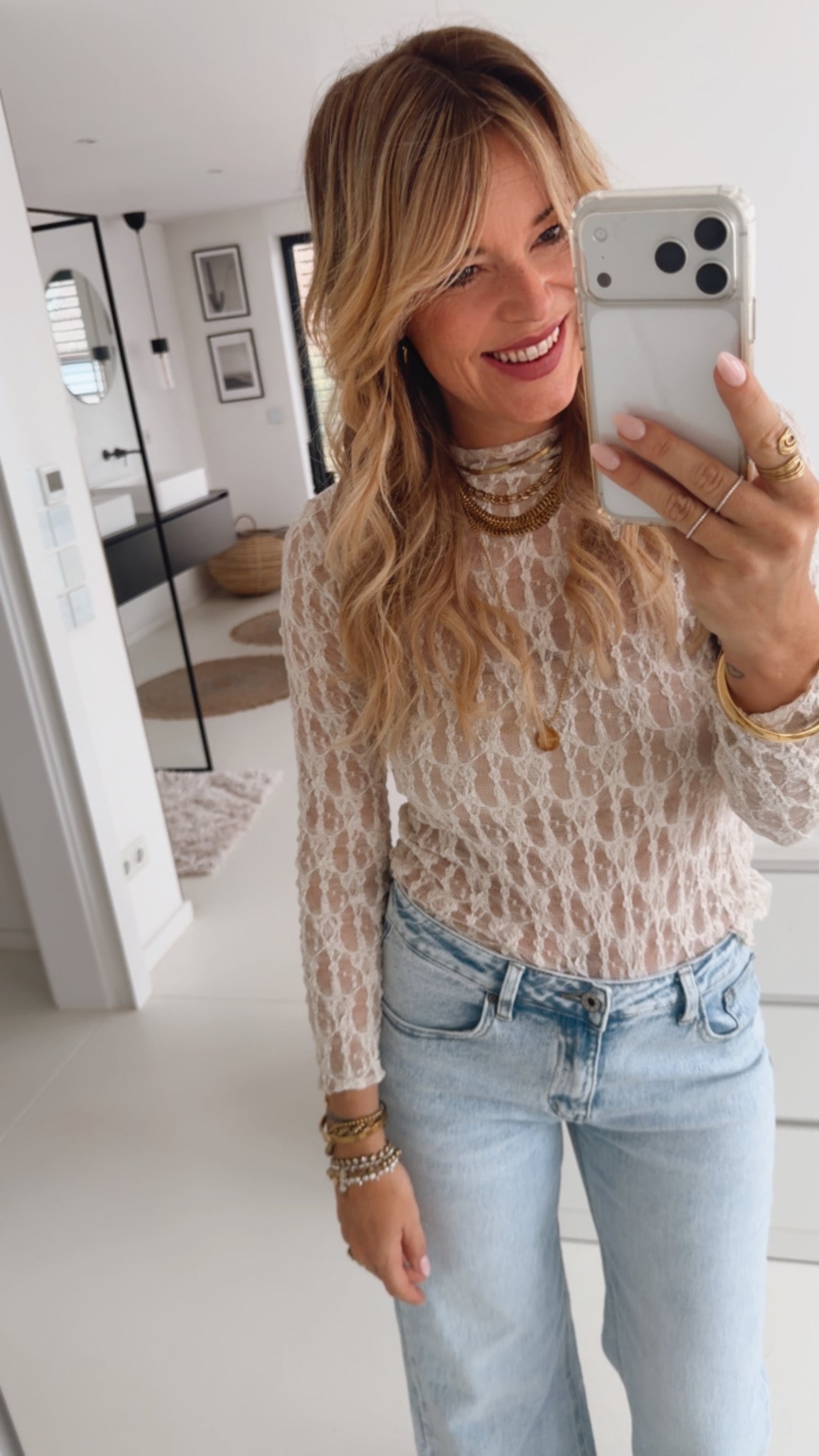 Lace Longsleeve Abstrakt