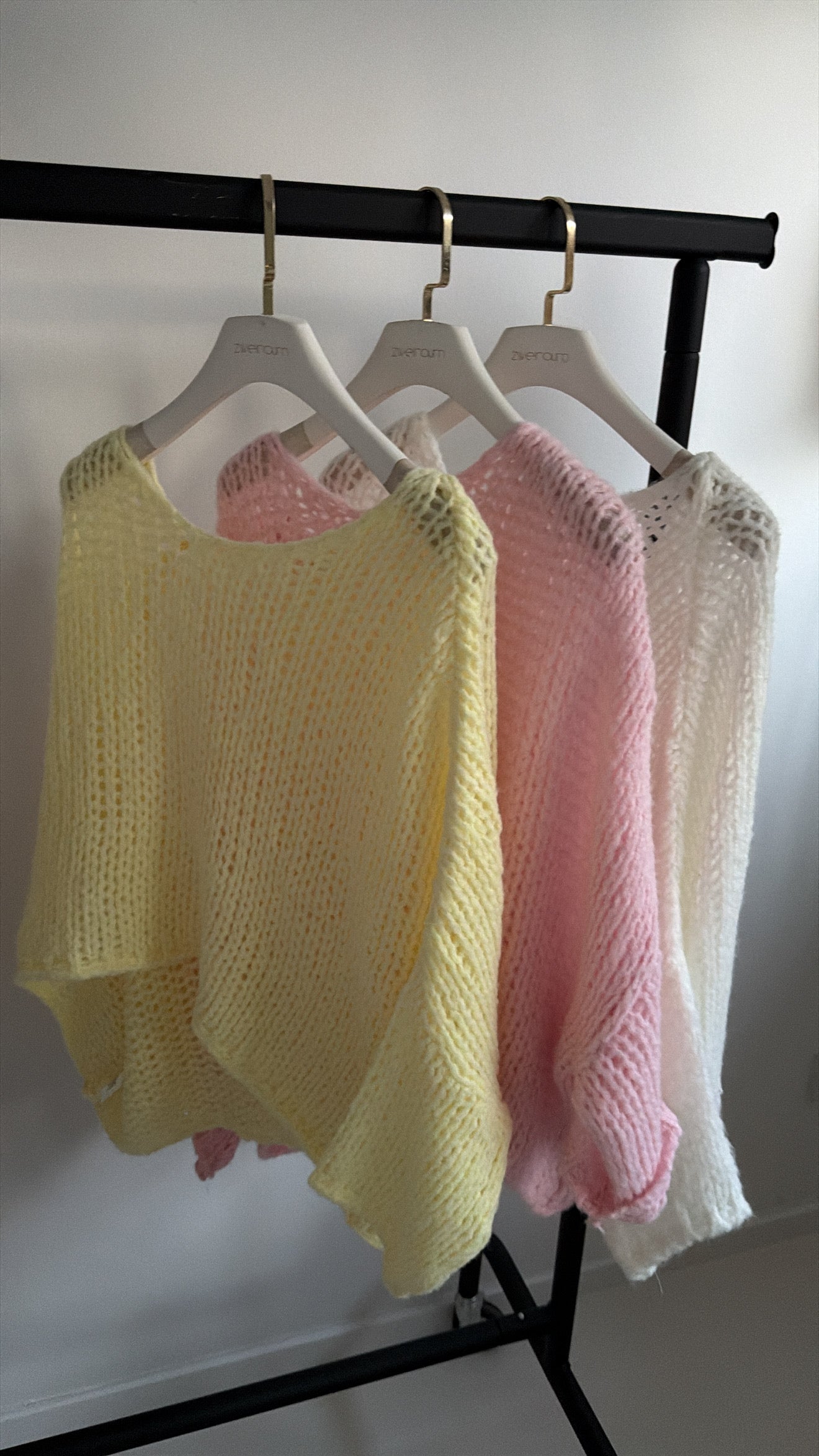 Oversize Grobstrick Pulli Loose