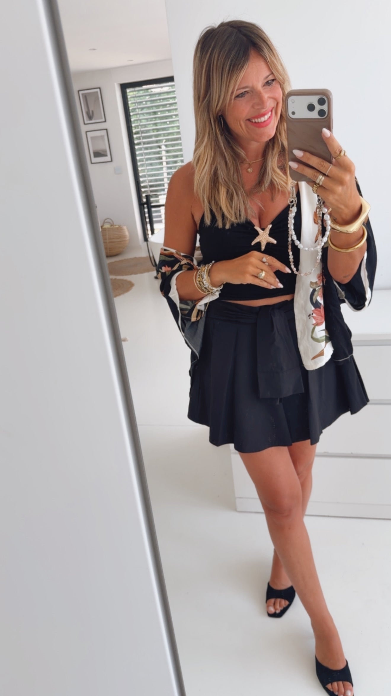 Cross Back Top Seestern