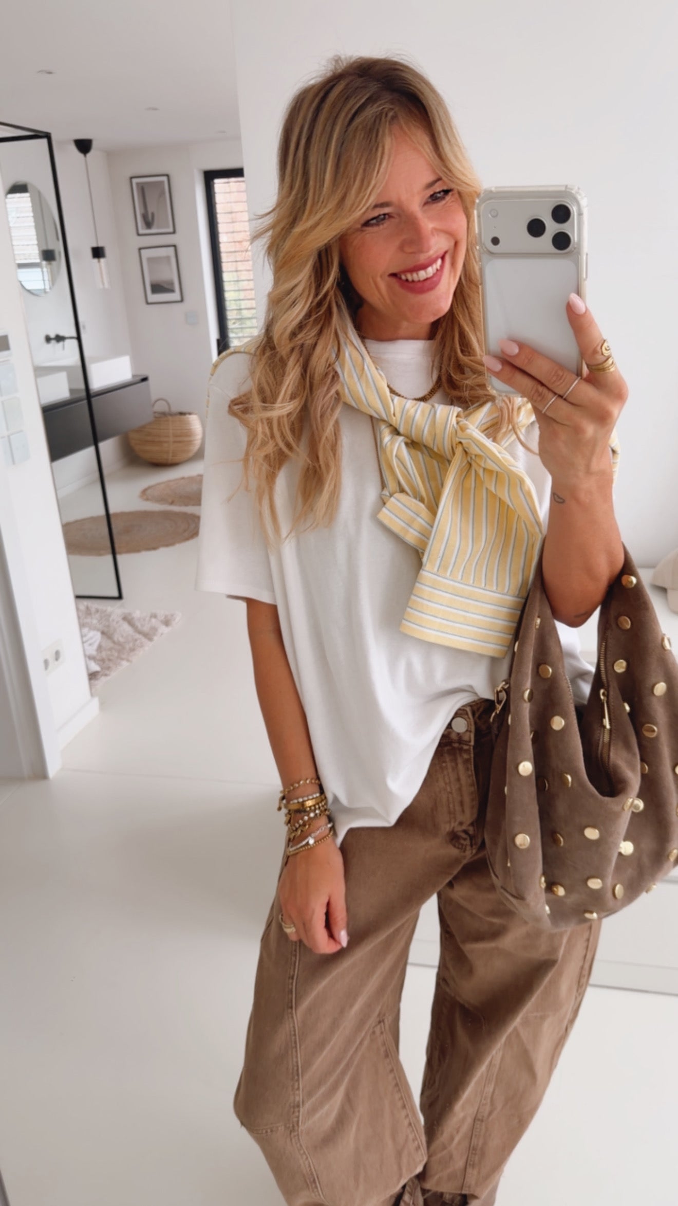 Statement Tasche Golden Studs