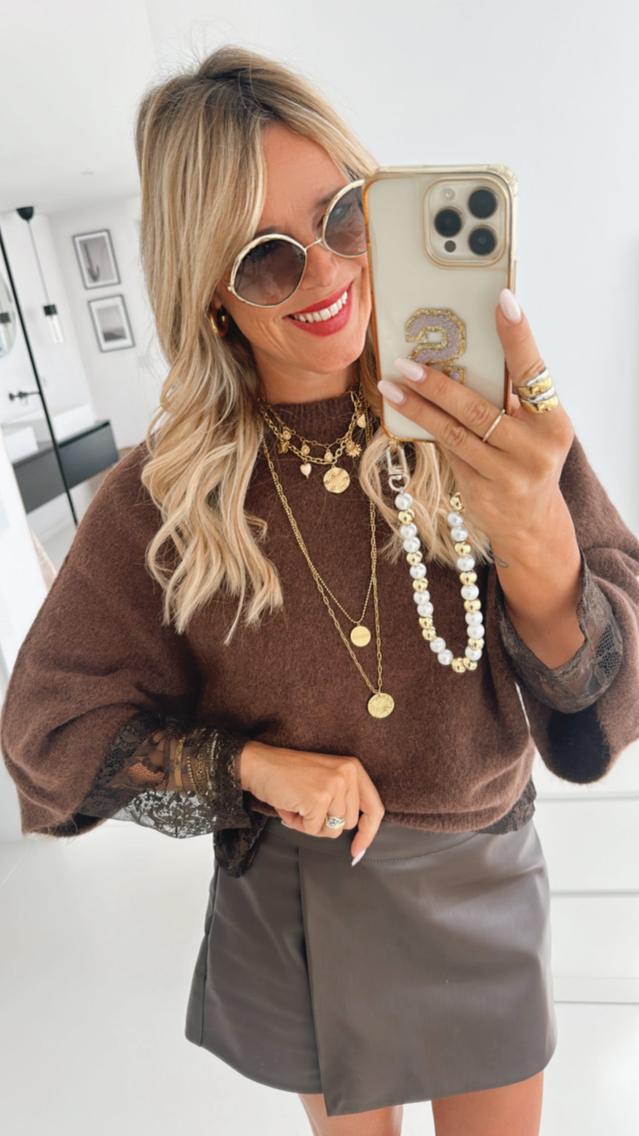 Midi Knit Pulli Loosearm