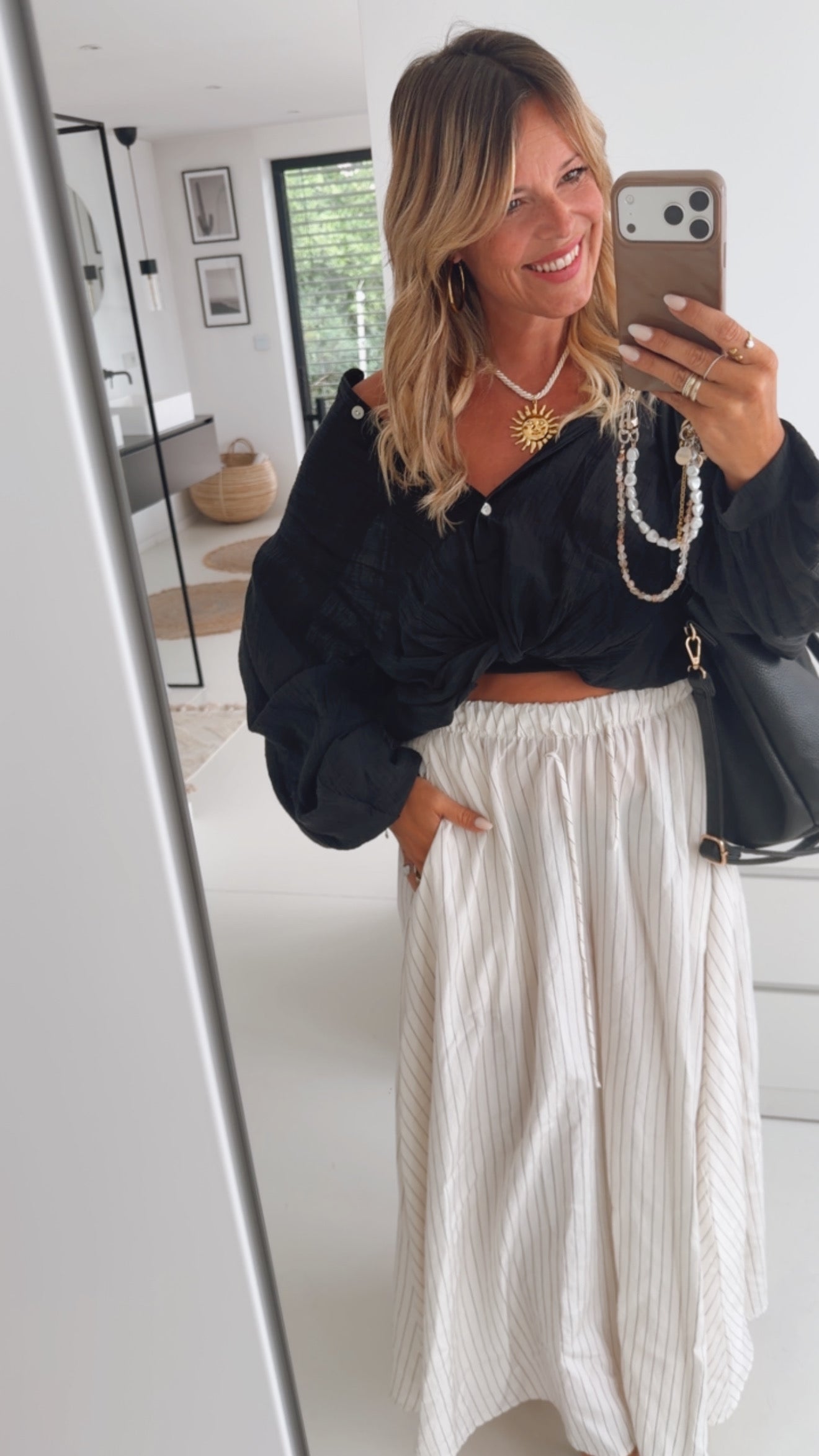 Twisted Bluse Loose Arm