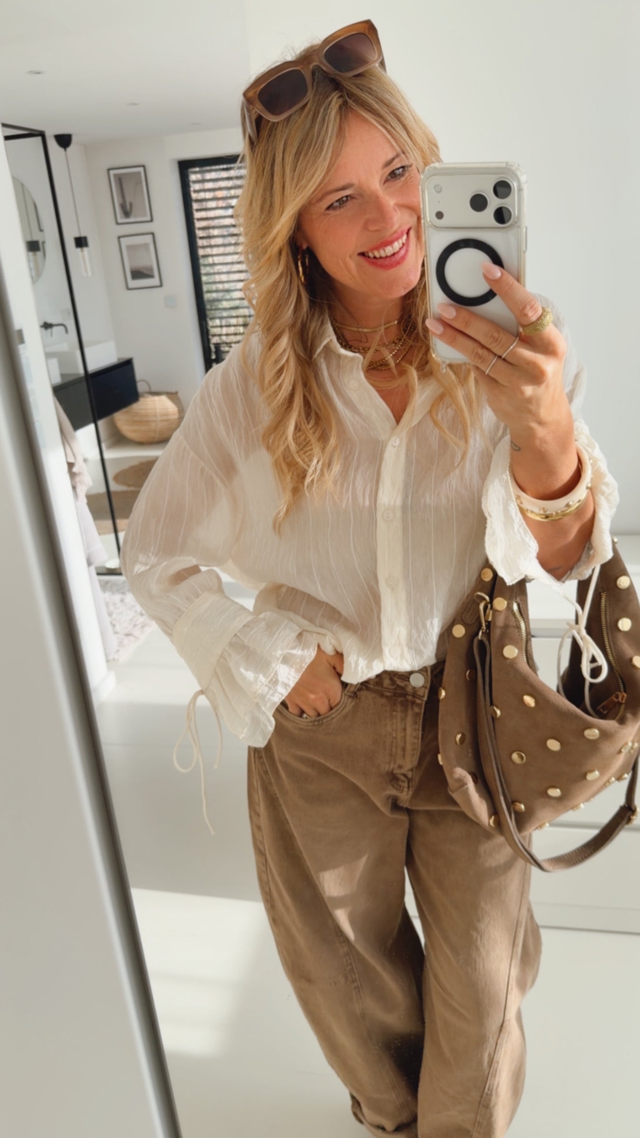 Bluse Statement Sleeves