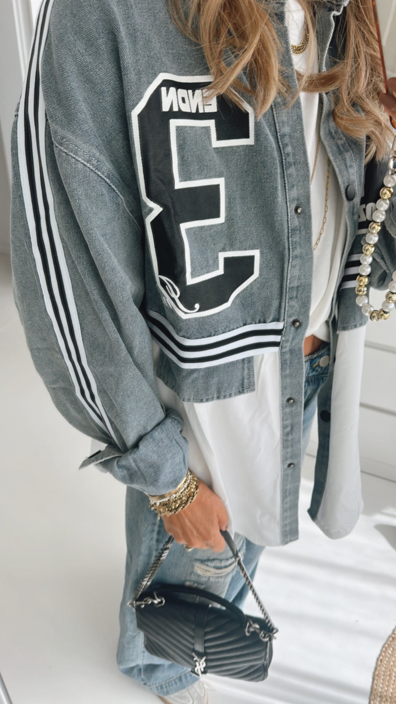 Statement Jeans Hemd