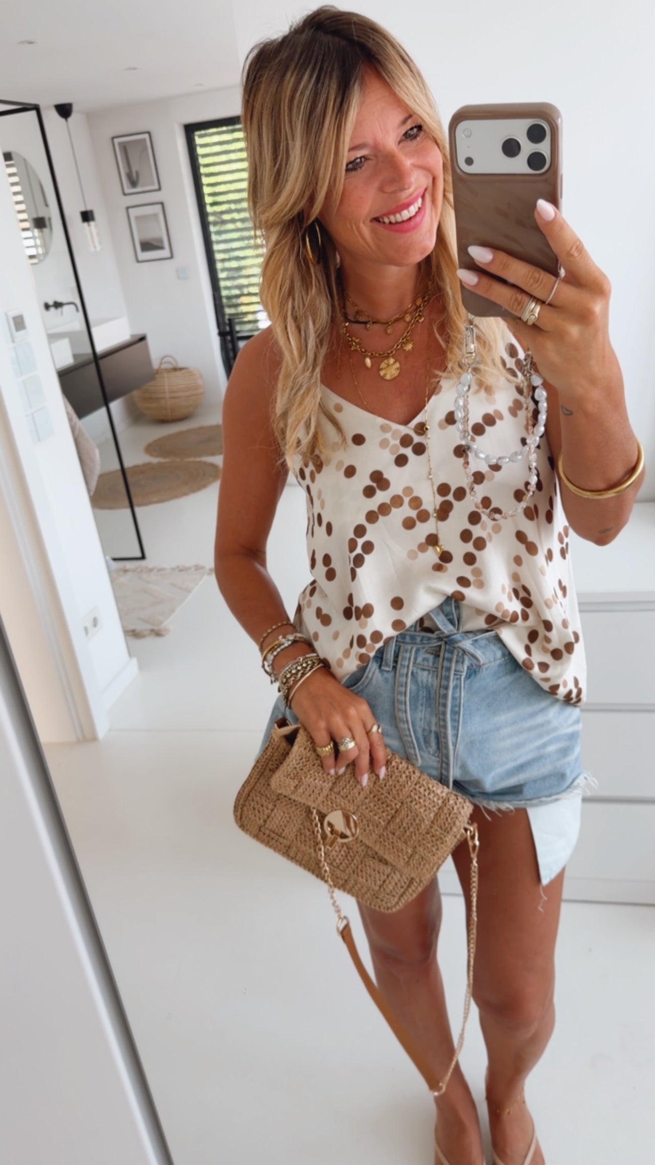 Spaghetti Top Polkadot