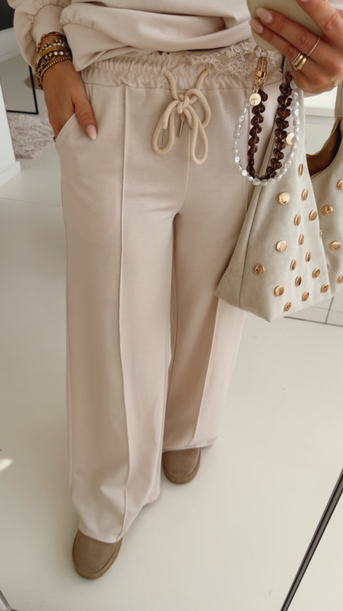 Lounge Hose Mittelnaht