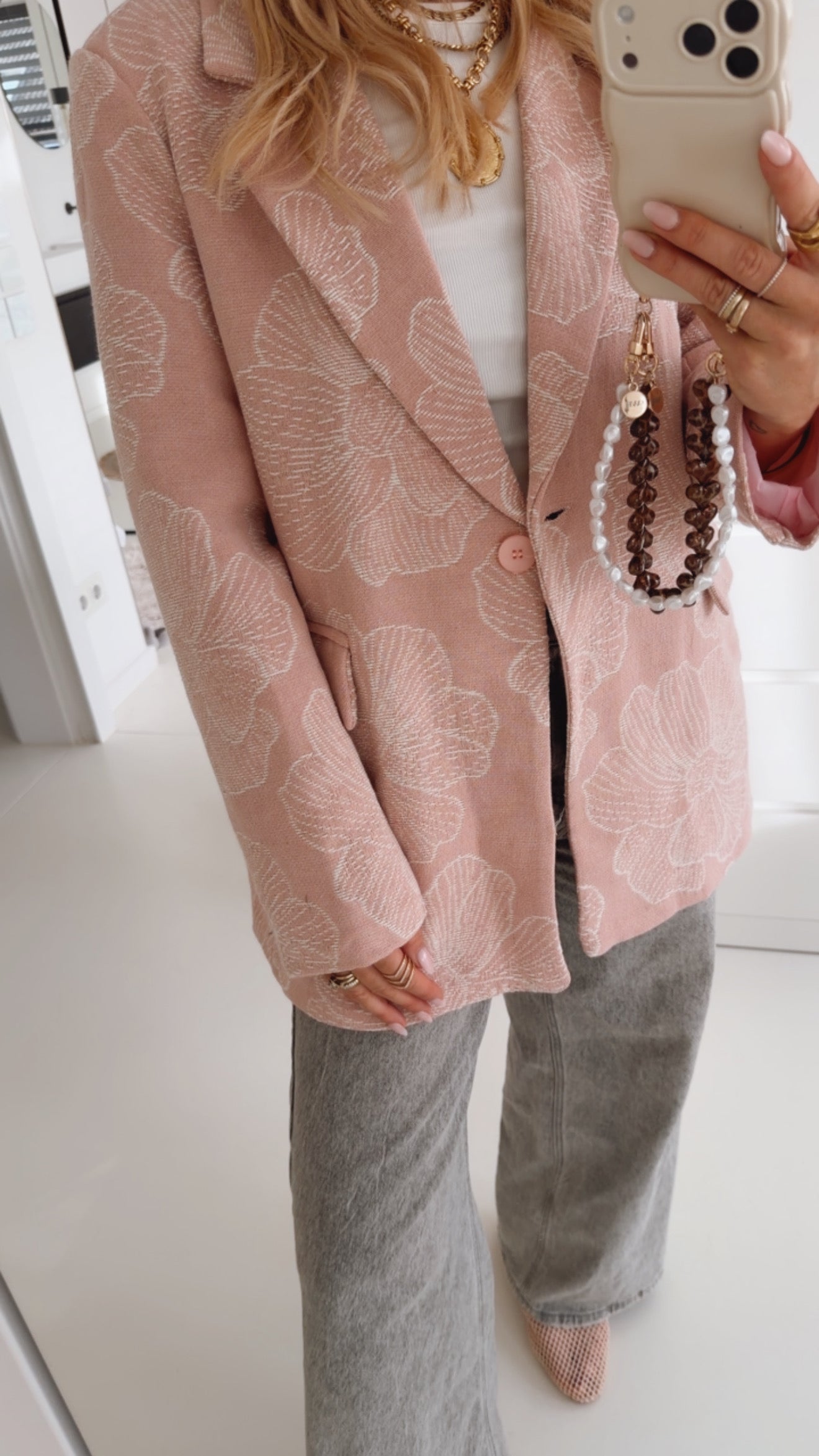 Blazer Big Flowers