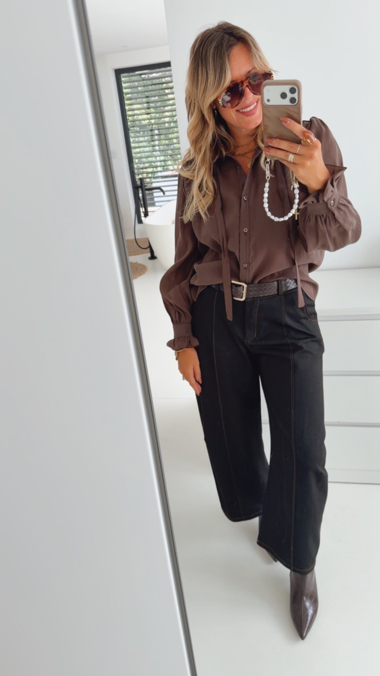 Bluse Collar Ruffles